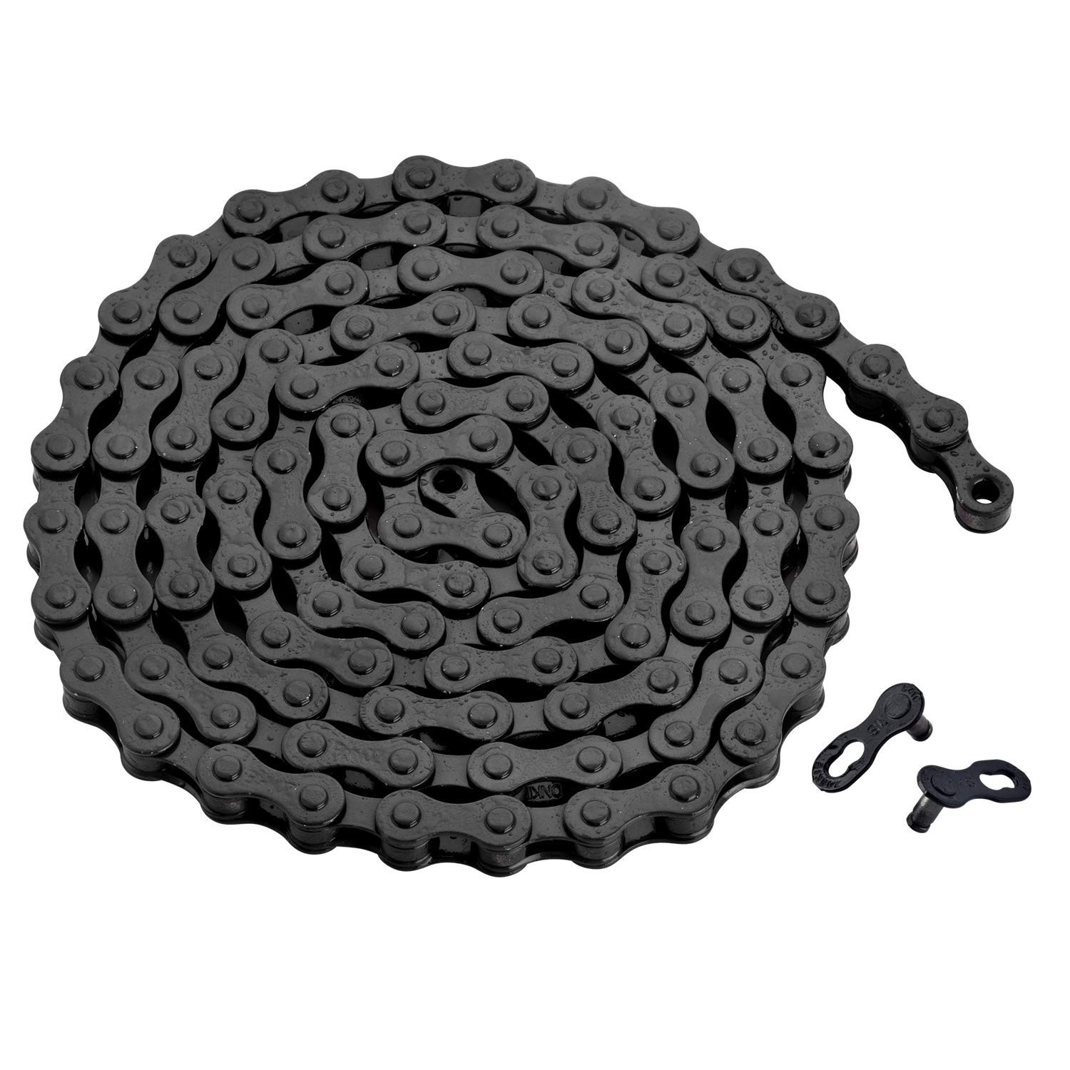 High Carbon Steel Bicycle Chain 116 Links 1/2 x 1/8 Inch for Easy Installation