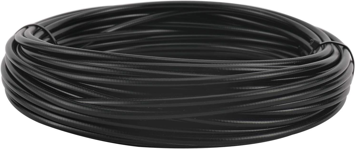 5Mm X 50Ft Bicycle /Bike Lined Brake Cable Housing, Black