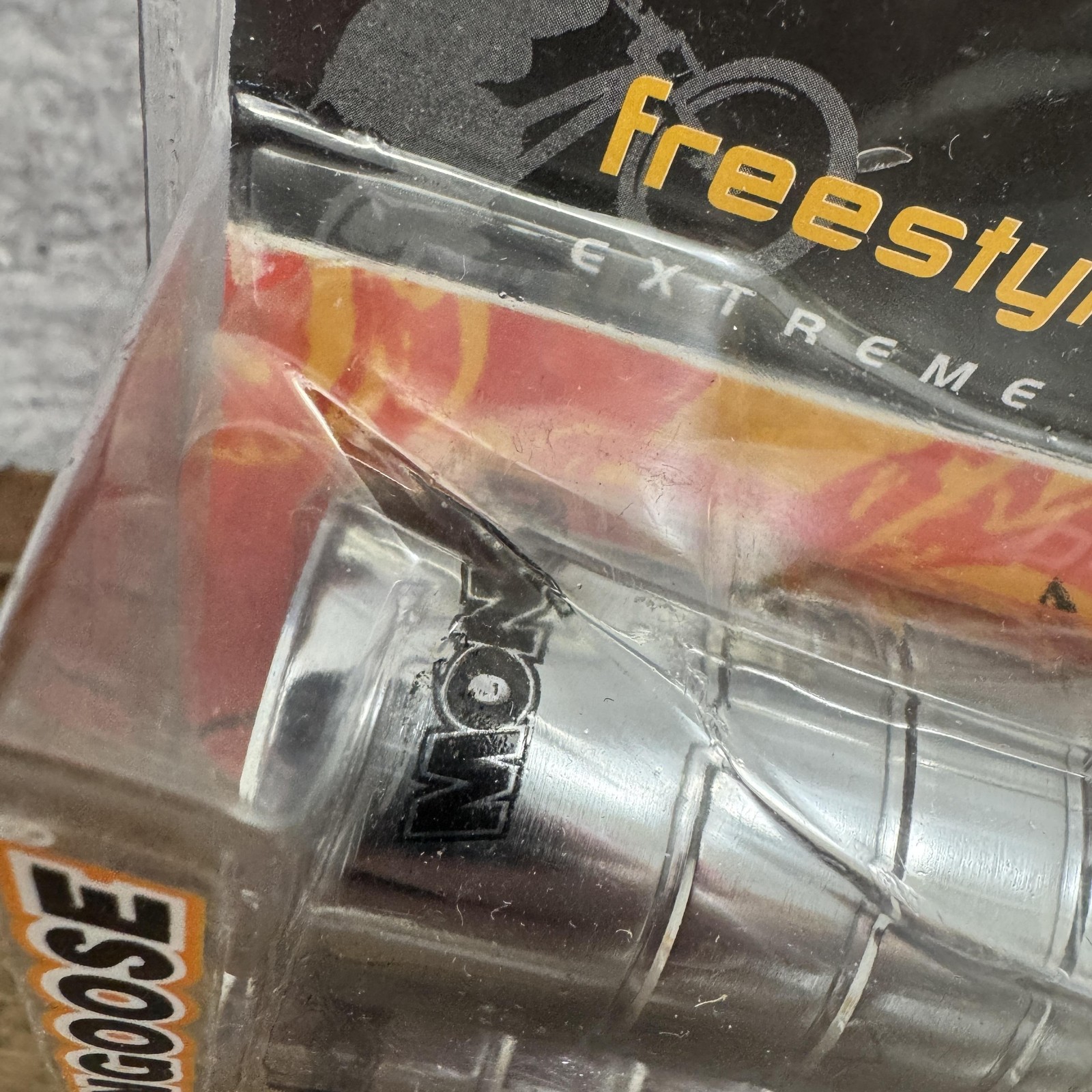 Vintage Mongoose BMX Freestyle Axle Pegs NOS Pair 3/8 26T 4.5×1.5 Steel New