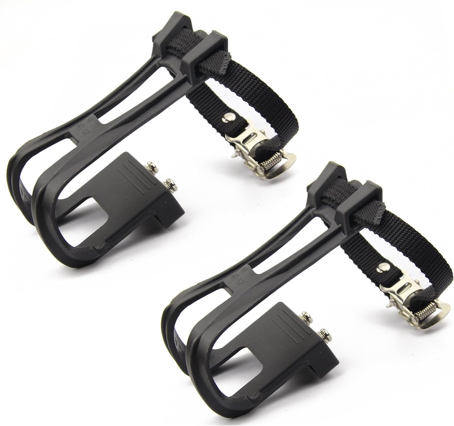 Bike Pedal Toe Clips Straps Nylon MTB Road Bicycle Foot Cage Universal Fit