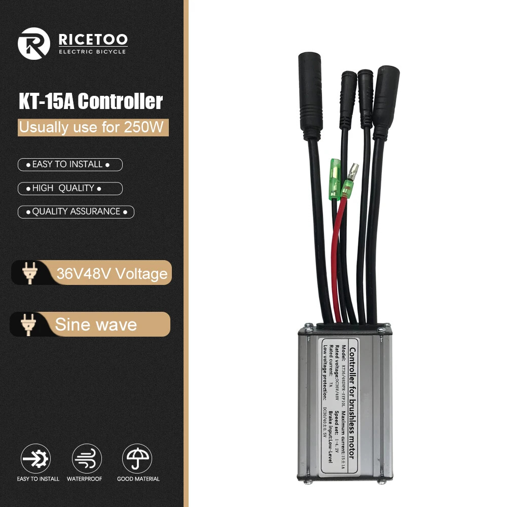 250W-3000W E-bike Controller 15A-50A Sinewave SquareWave Controller Motor