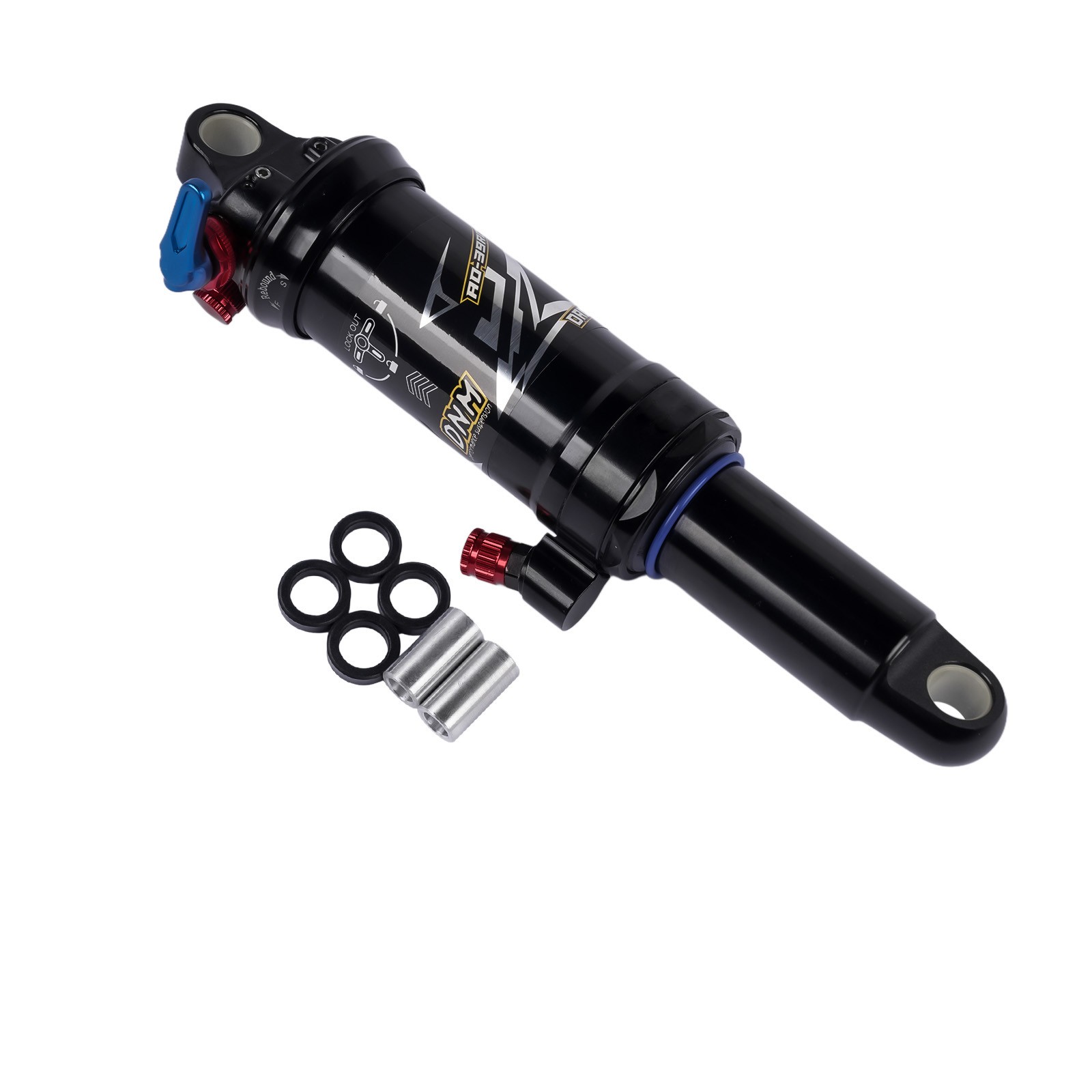 Mountain Bike Bicycle Air Suspension Rear Shock 165/190/200mm w/ Lockout for MTB