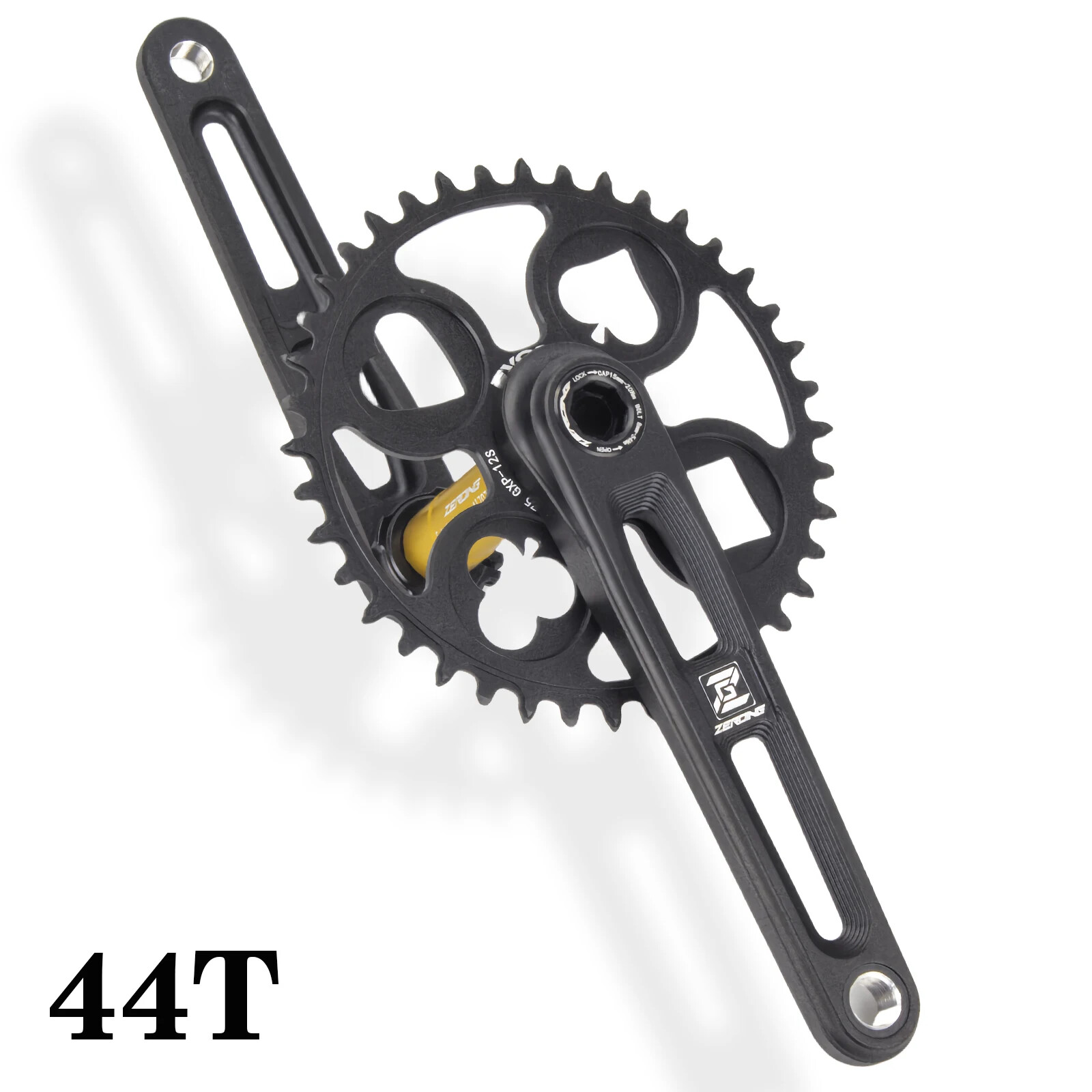 Road Bike Crankset 165mm 170mm Bicycle Crank Arm with 40 42 44 46 48T Chainring