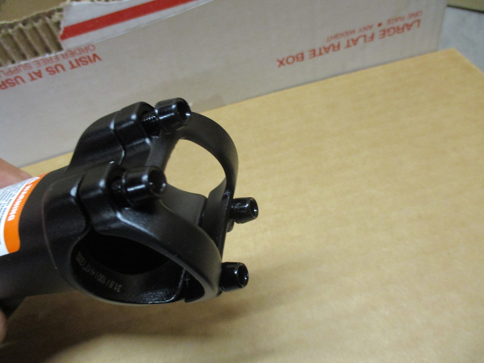 MSW Stem Length 100mm / Clamp 31.8mm / 17 Degree / Steerer 1 1/8 in Black MTB