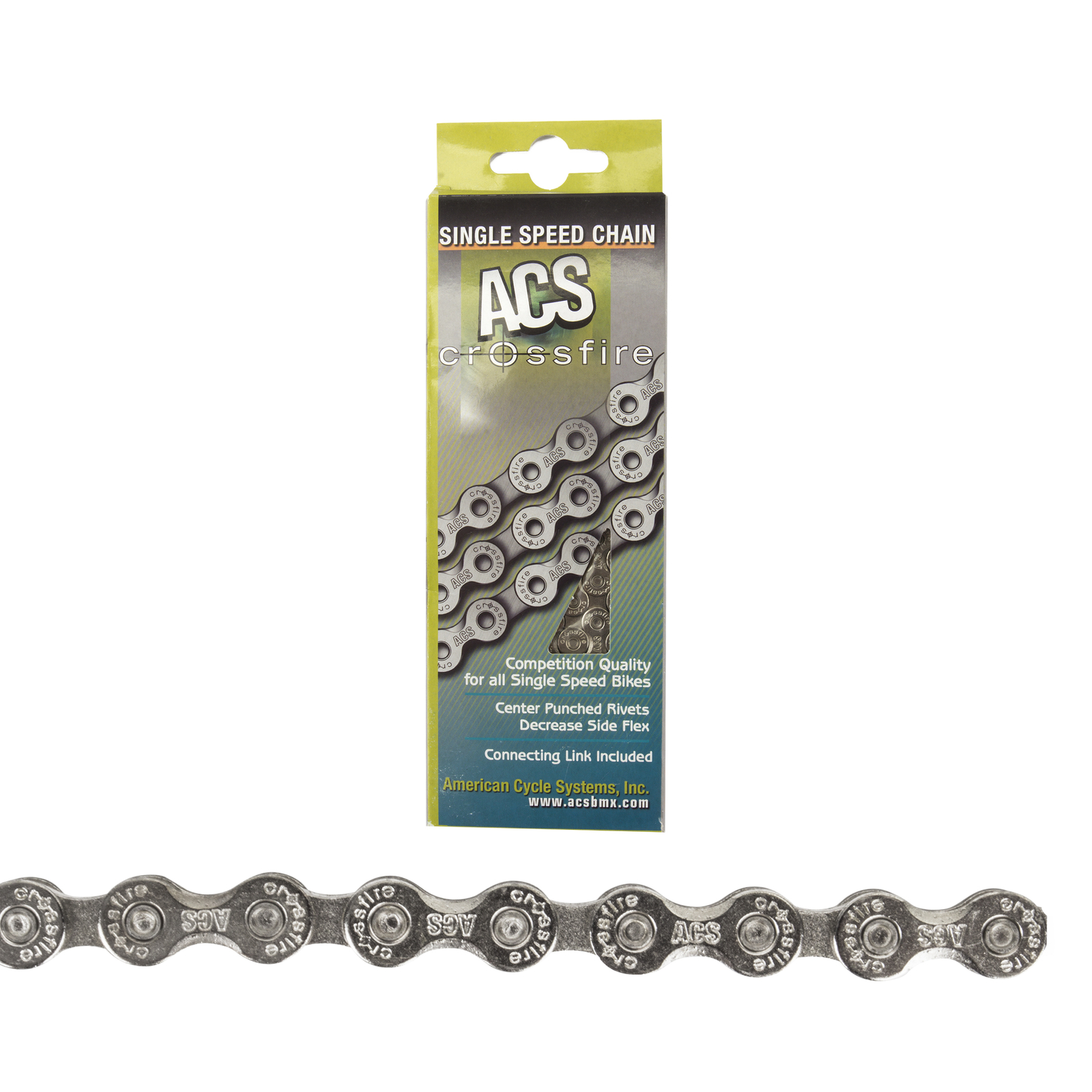 ACS Crossfire Chain, 3/32″ Silver