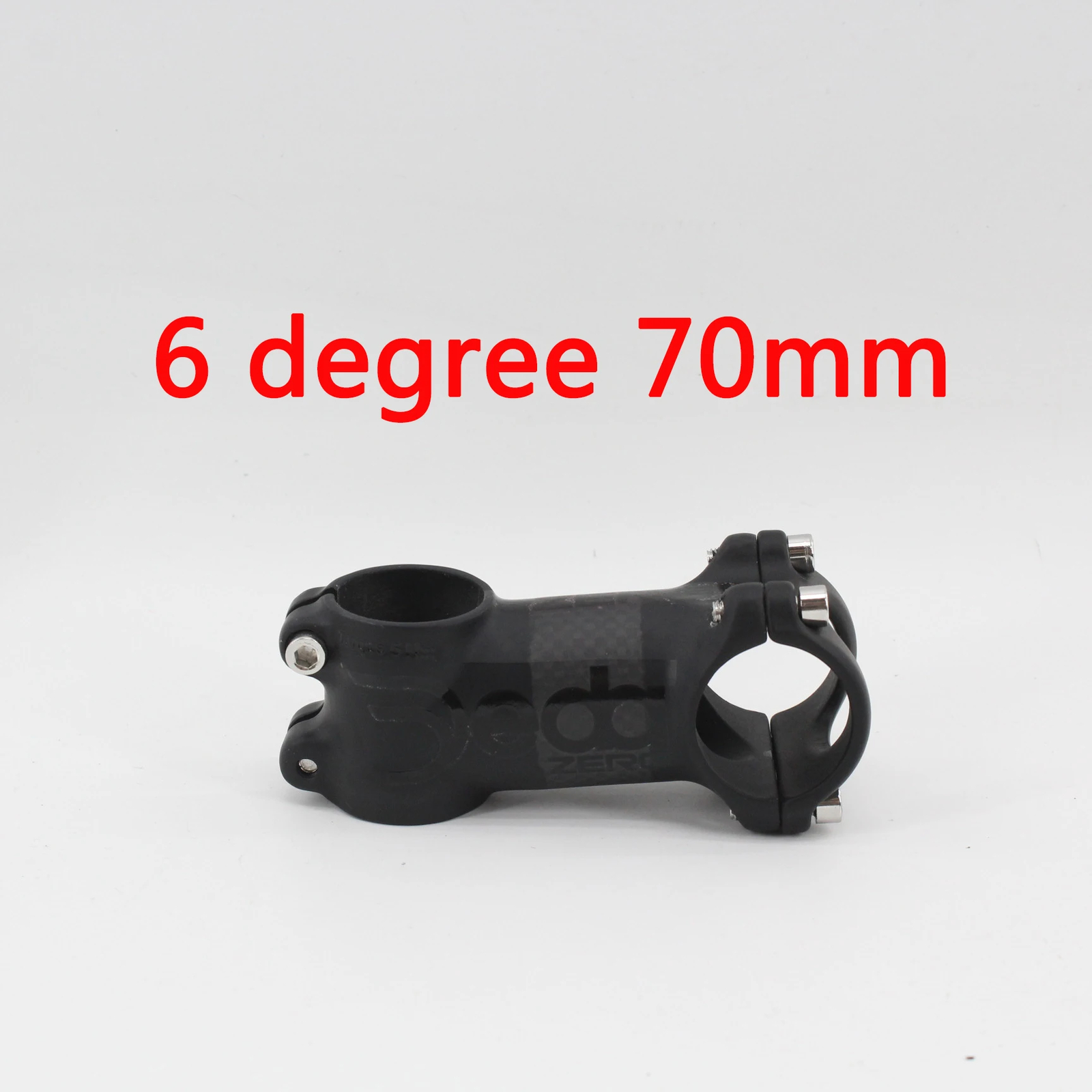 Carbon Road Bicycle Stem 31.8*60-120mm 6 17 Degrees Mountain Bike Stem