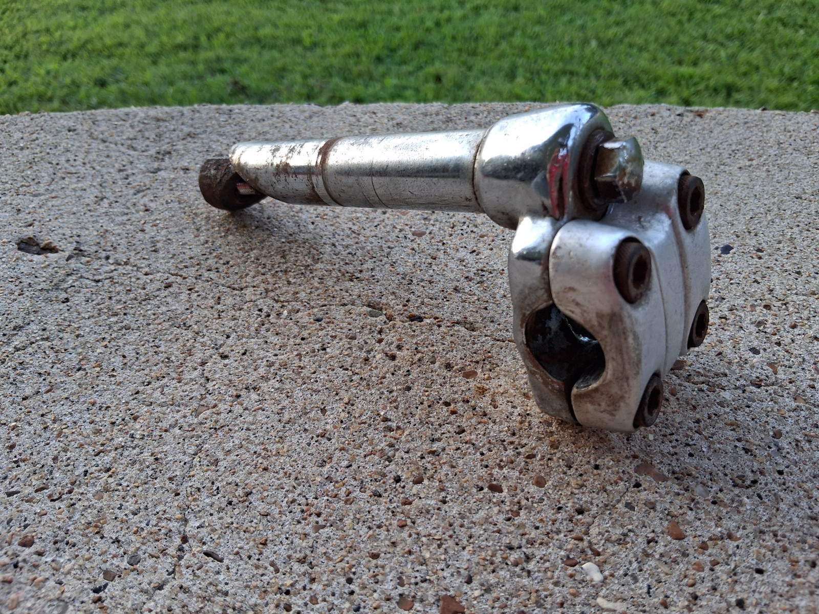 Old School Bmx Stem Stamp Forged, Survivor used condition 21.1mm