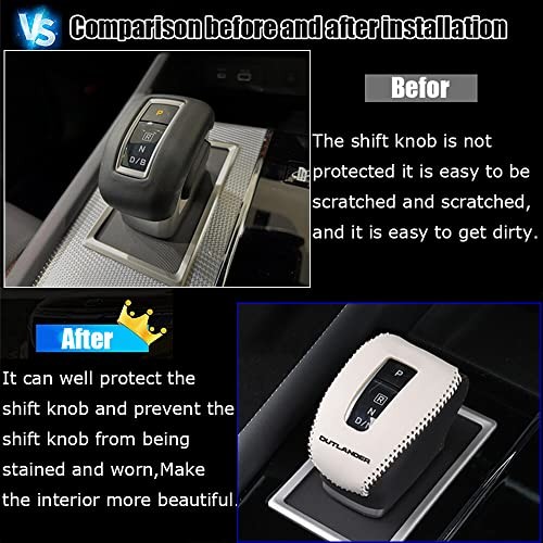 Custom Interior Accessories for Mitsubishi Outlander 2022 2023 Beige + Black
