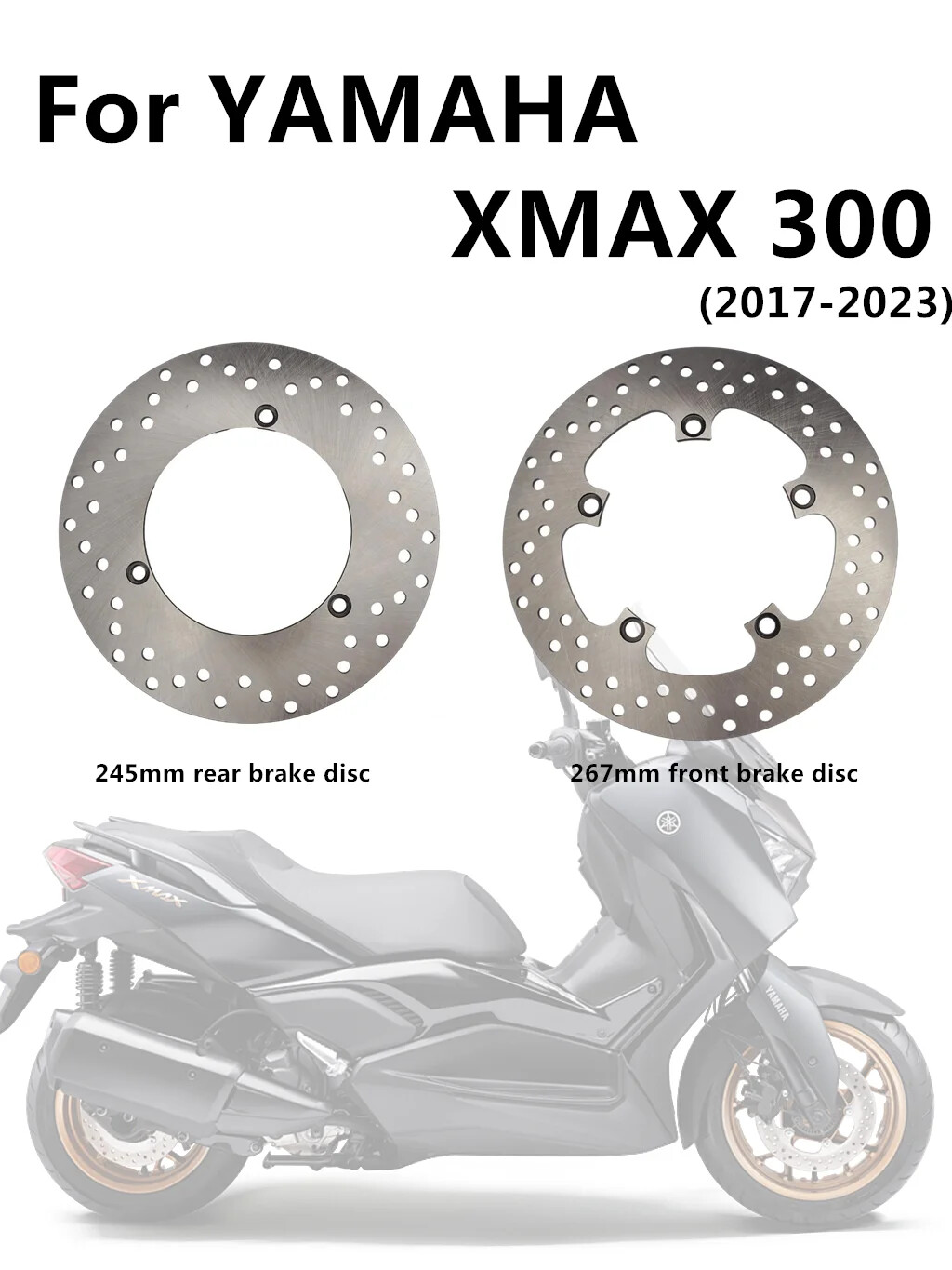 For YAMAHA XMAX 300 brake disc 267MM/245MM floating disc modification parts