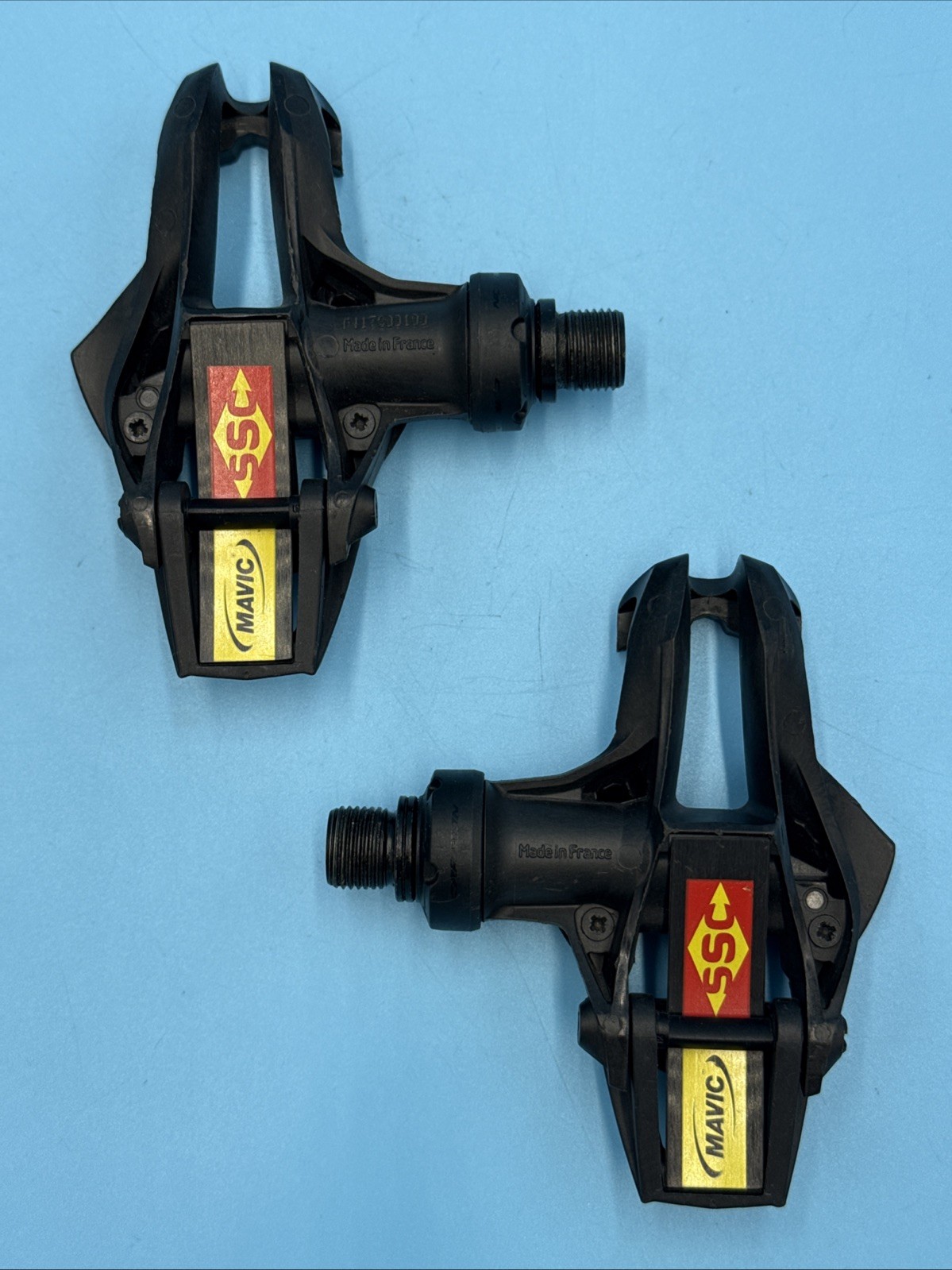 Time for MAVIC Zxellium SLR Carbon Clipless Road Bicycle Pedals EXCELLENT