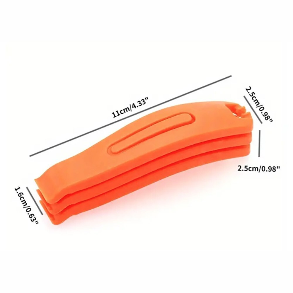 Bicycle Orange Tire Levers – 3 Pack – Heavy Duty Nylon – Won’t Scratch Wheels