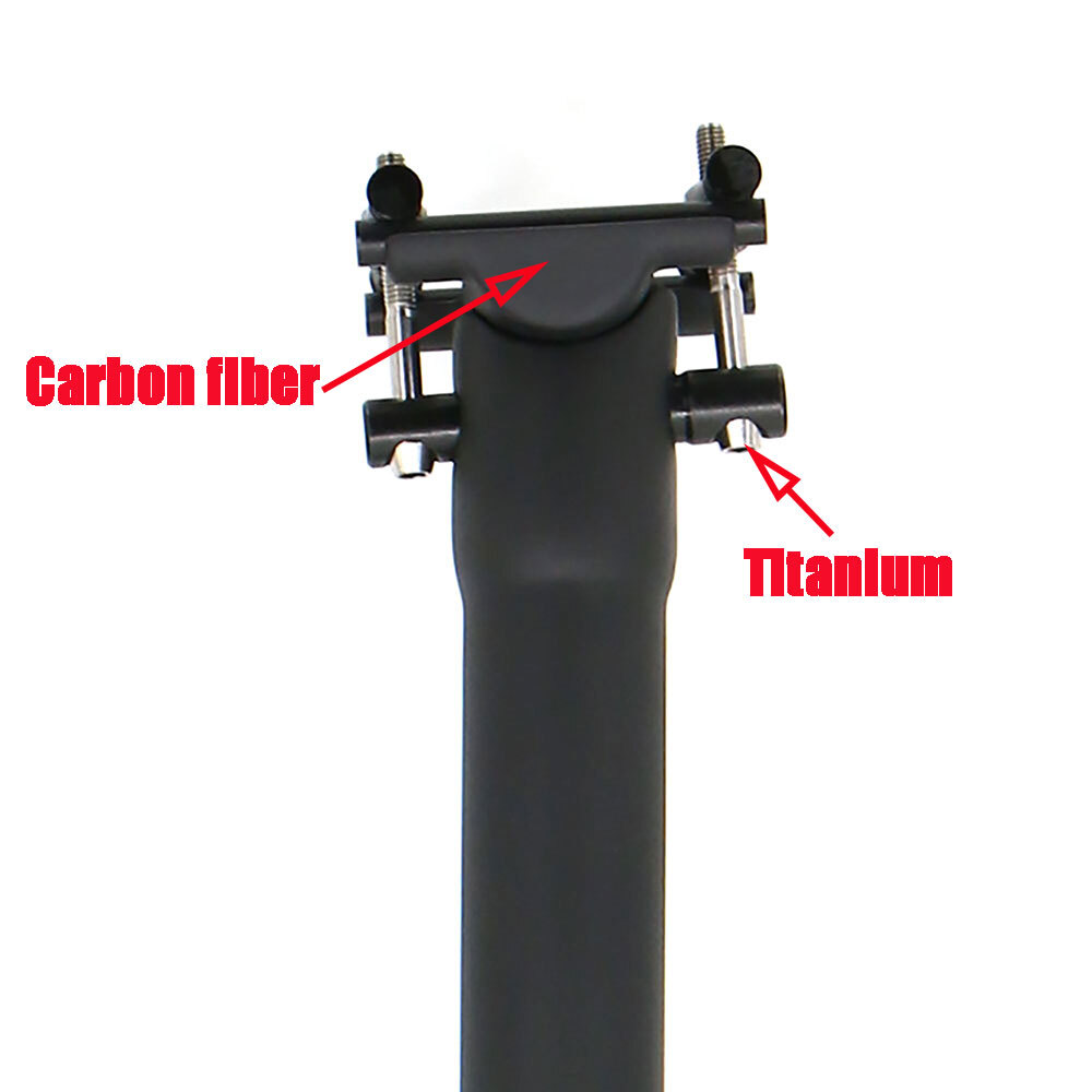Ultralight Full Carbon Seatpost Cycling MTB Road Bike Seat Post 27.2/30.9/31.6mm