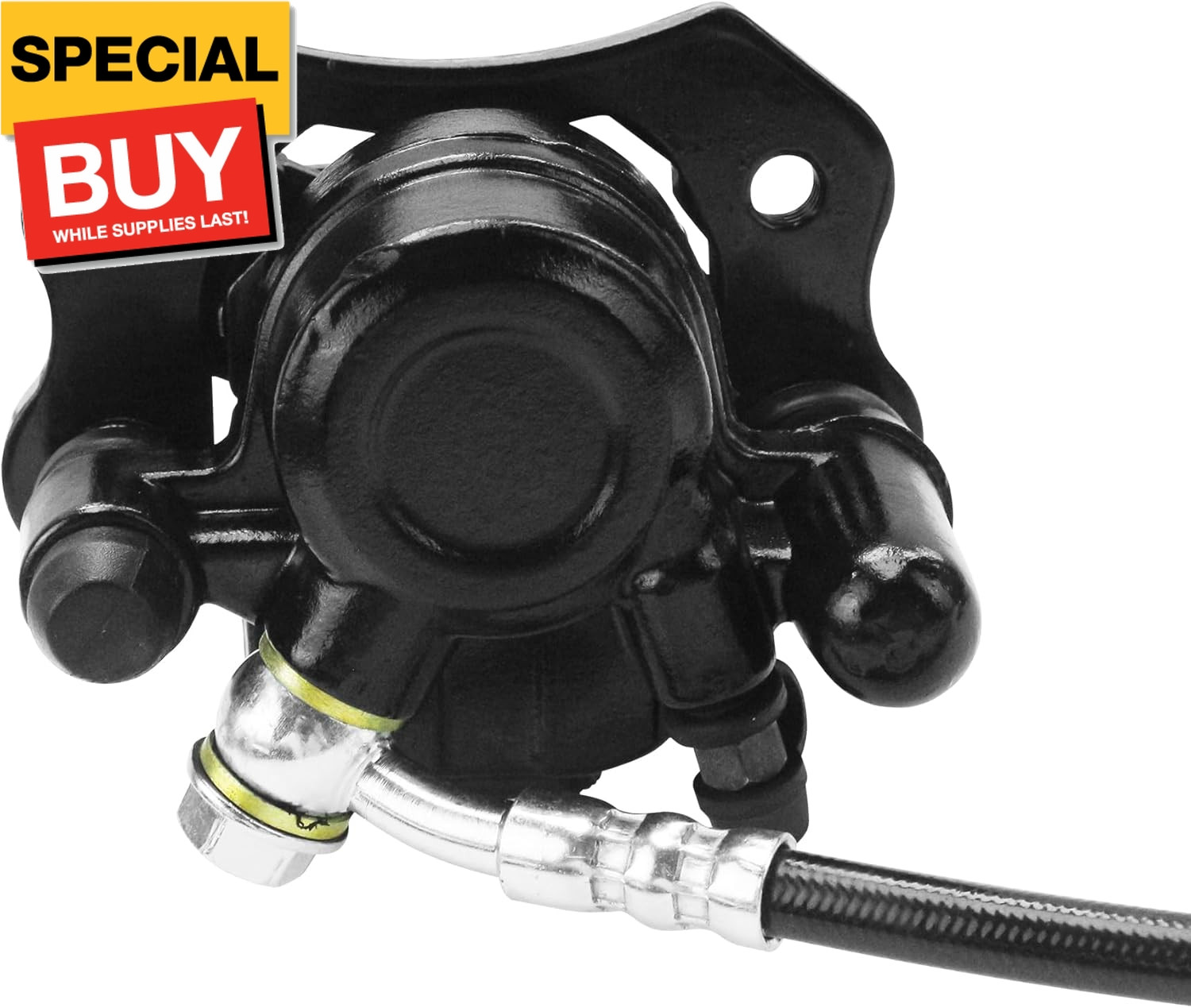 Hydraulic Front Disc Brake Caliper System + 158mm Disk Brake Rotor for 50cc 70cc