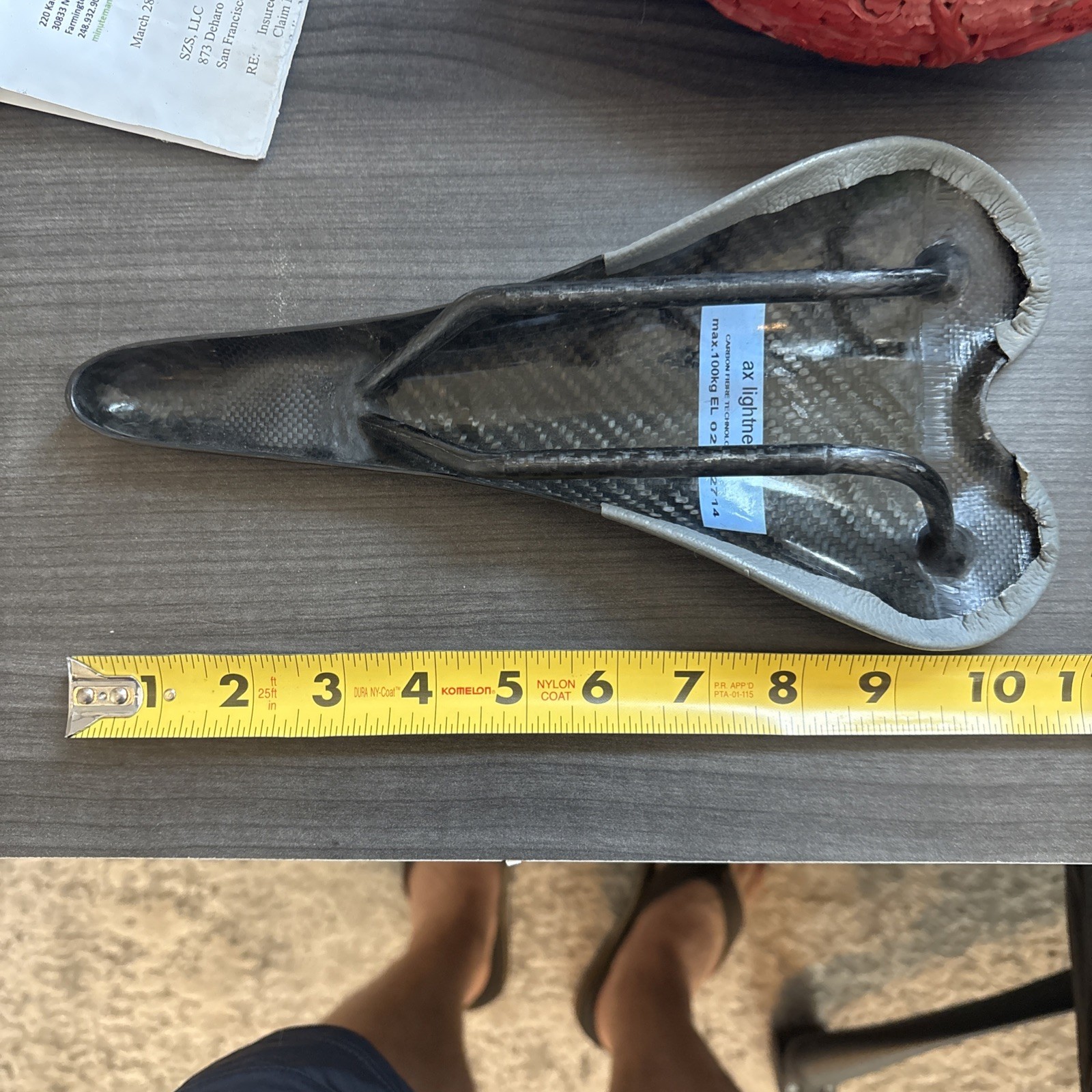 Ax Lightness Carbon Saddle – BRAND NEW