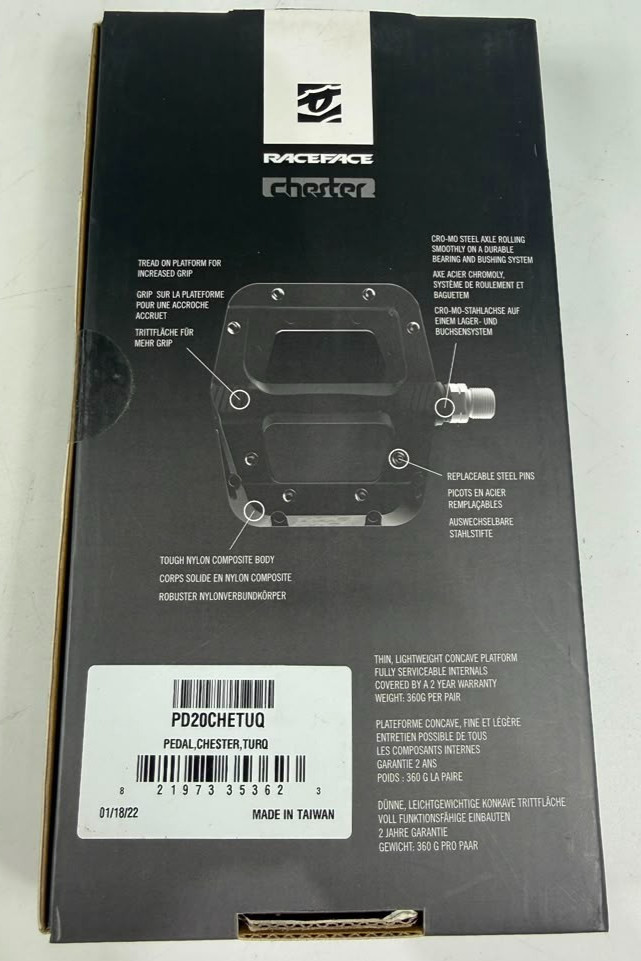 Raca Face Chester Pedals Blue
