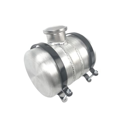JSD 3/4 Gallon Overall Aluminum Round Small Fuel tank Spun Fuel Gas 6″ x 8″
