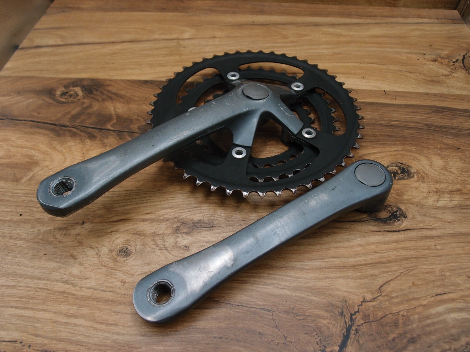 1989 MTB crankset Suntour XC VIA Japan 28/38/48 T 175 mm