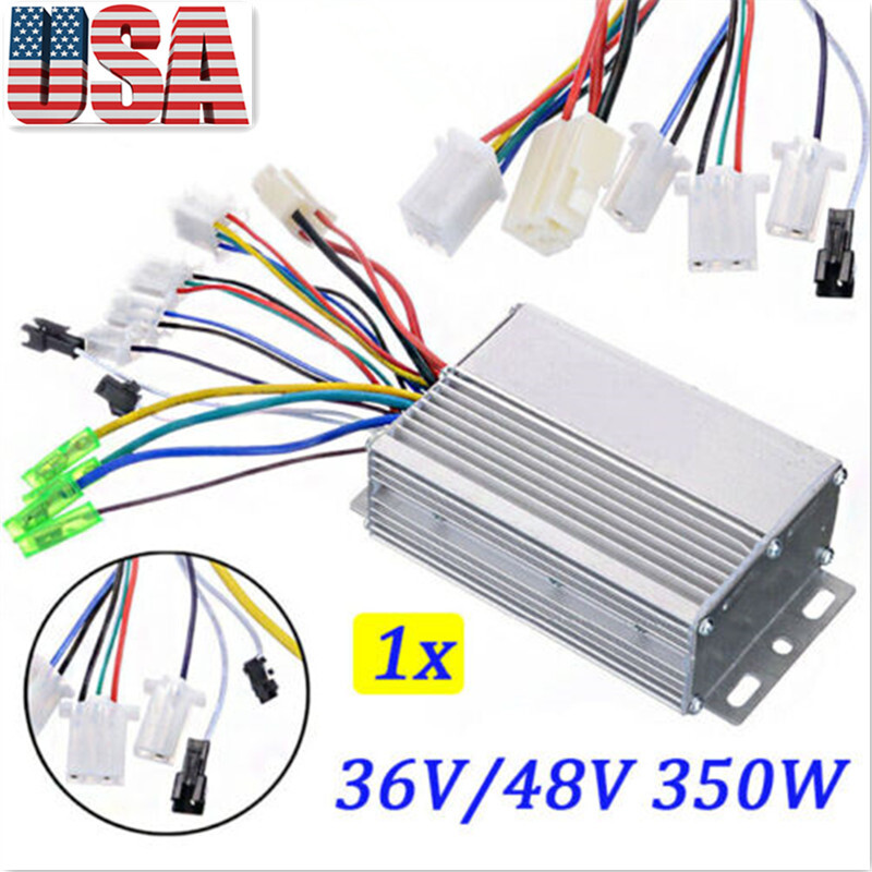 36V/48V 350W Brushless DC Motor Controller for Electric Bicycle E-bike Scooter