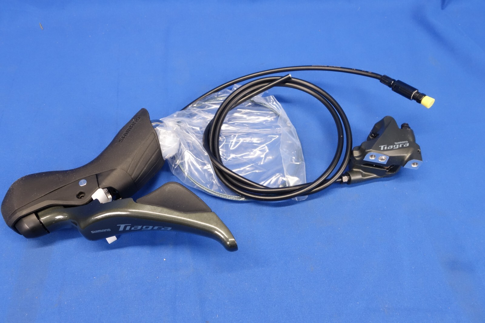 New Shimano Tiagra LEFT/Front ST-4725 Shifter/BR-4770 Hydraulic Flat Mount Brake