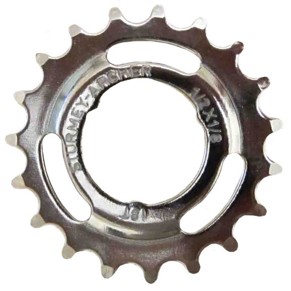 Sturmey Archer 3-Speed 3-Spline, 3/32″ – 22t Chrome Flat Cog