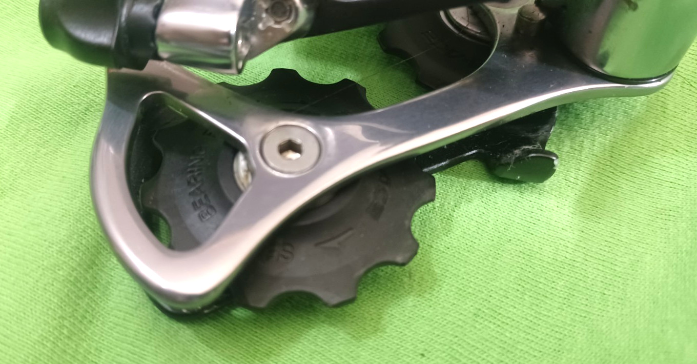 used VGC, Shimano Dura-Ace RD-7800 Short Cage Rear Derailleur, 10 Speed