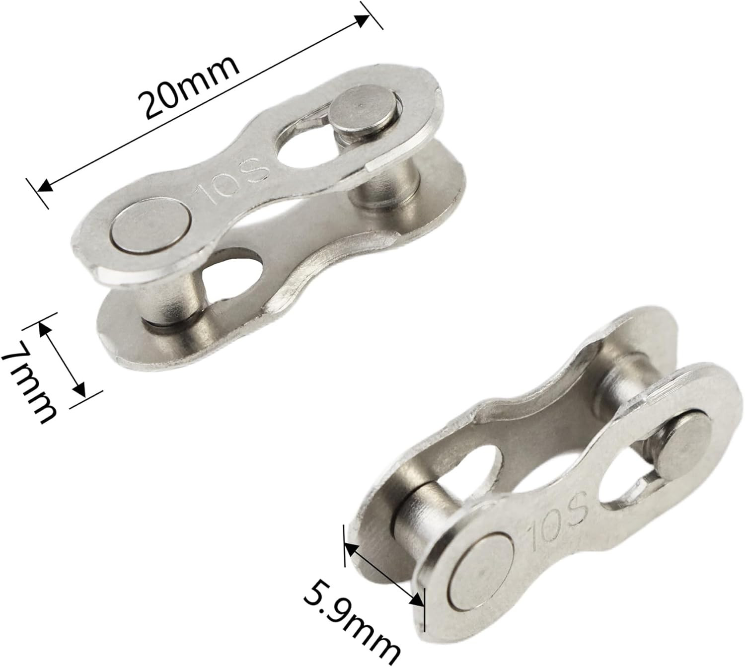 4 Pairs Bicycle Missing Link 1/6/7/8/9/10/11/12 Speed Chain Reusable Steel Bike