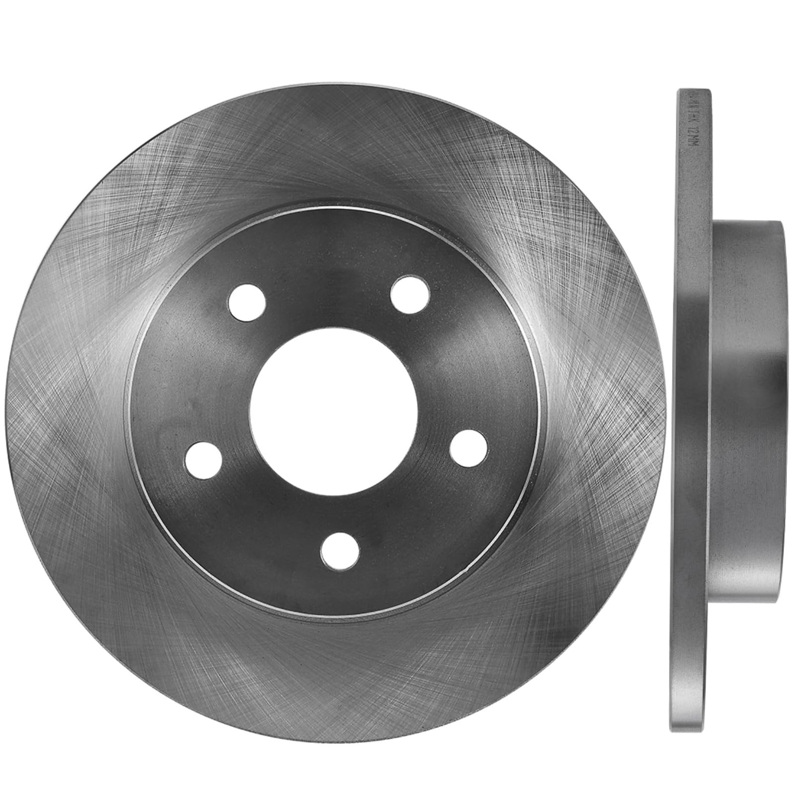 Scitoo Disc Brake Rotors Kits 55094 Rear Solid Brake Rotors Fit For Chevrolet