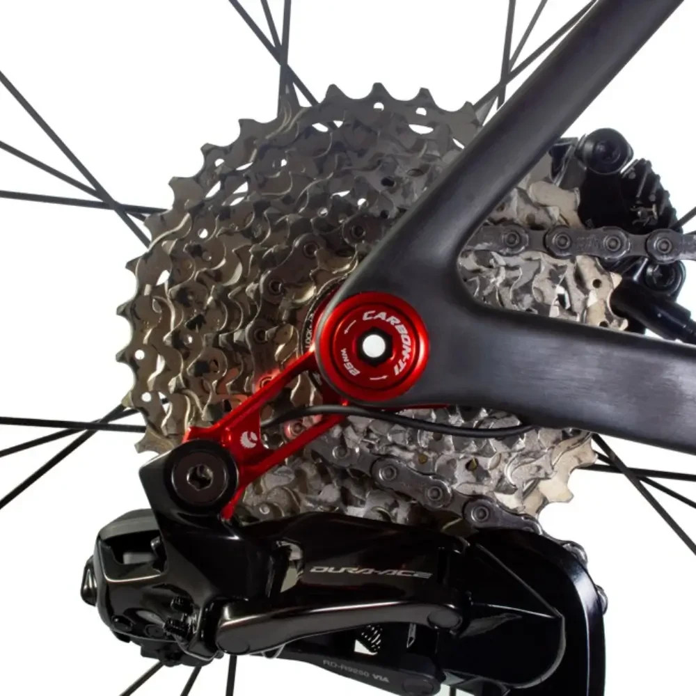 Carbon-Ti X-Hanger Shimano DM Derailleur Hanger. Matte Black
