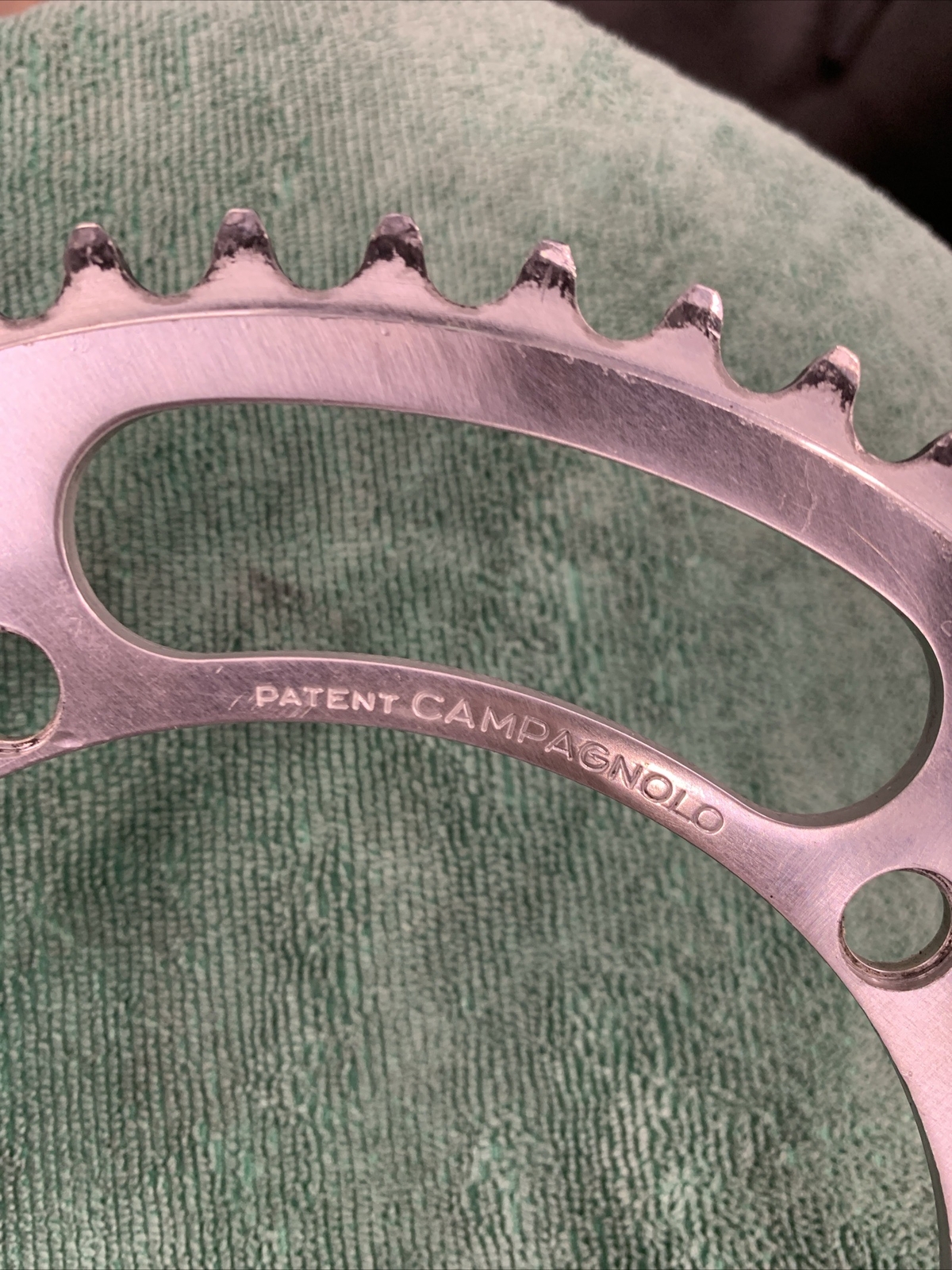 CAMPAGNOLO RECORD CHAIN RING 52 TEETH 144 BCD 6, 7 OR 8 SPEED