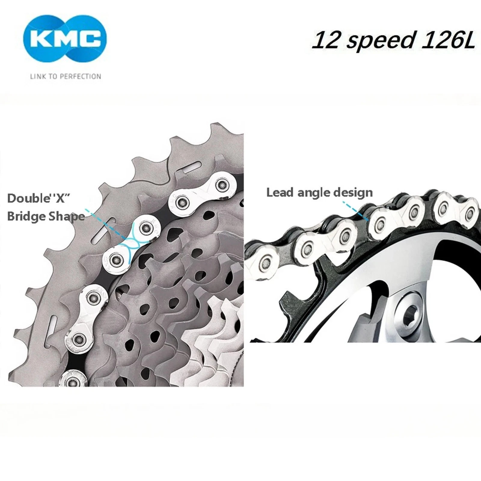 KMC 12-Speed Bike Chain 126L 1/2”×11/128” Quick Link For MTB Road Gravel Shimano