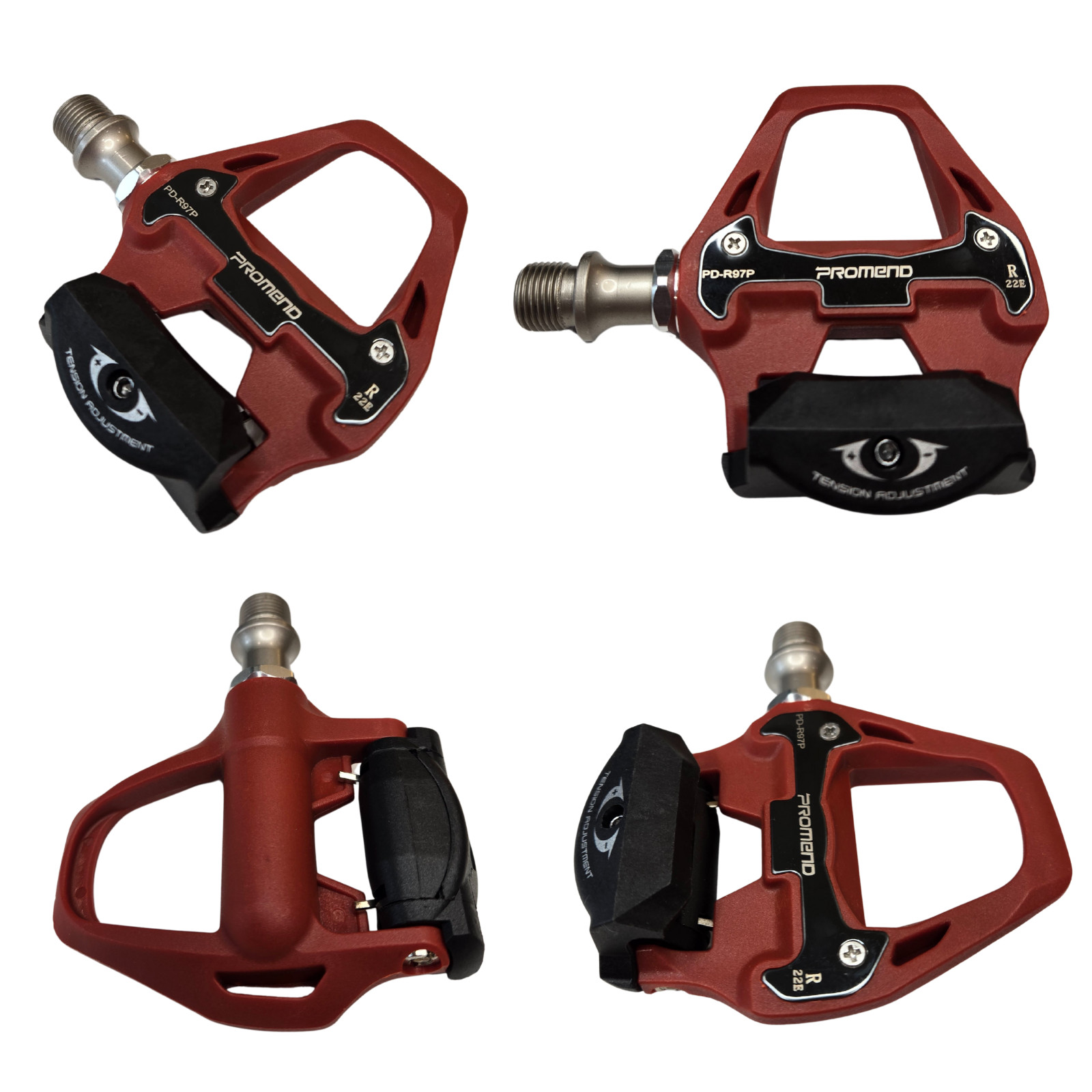Bicycle Clipless Pedals 9/16 Clip SPD SL MTB Road Bike Sealed Bearing Cleats
