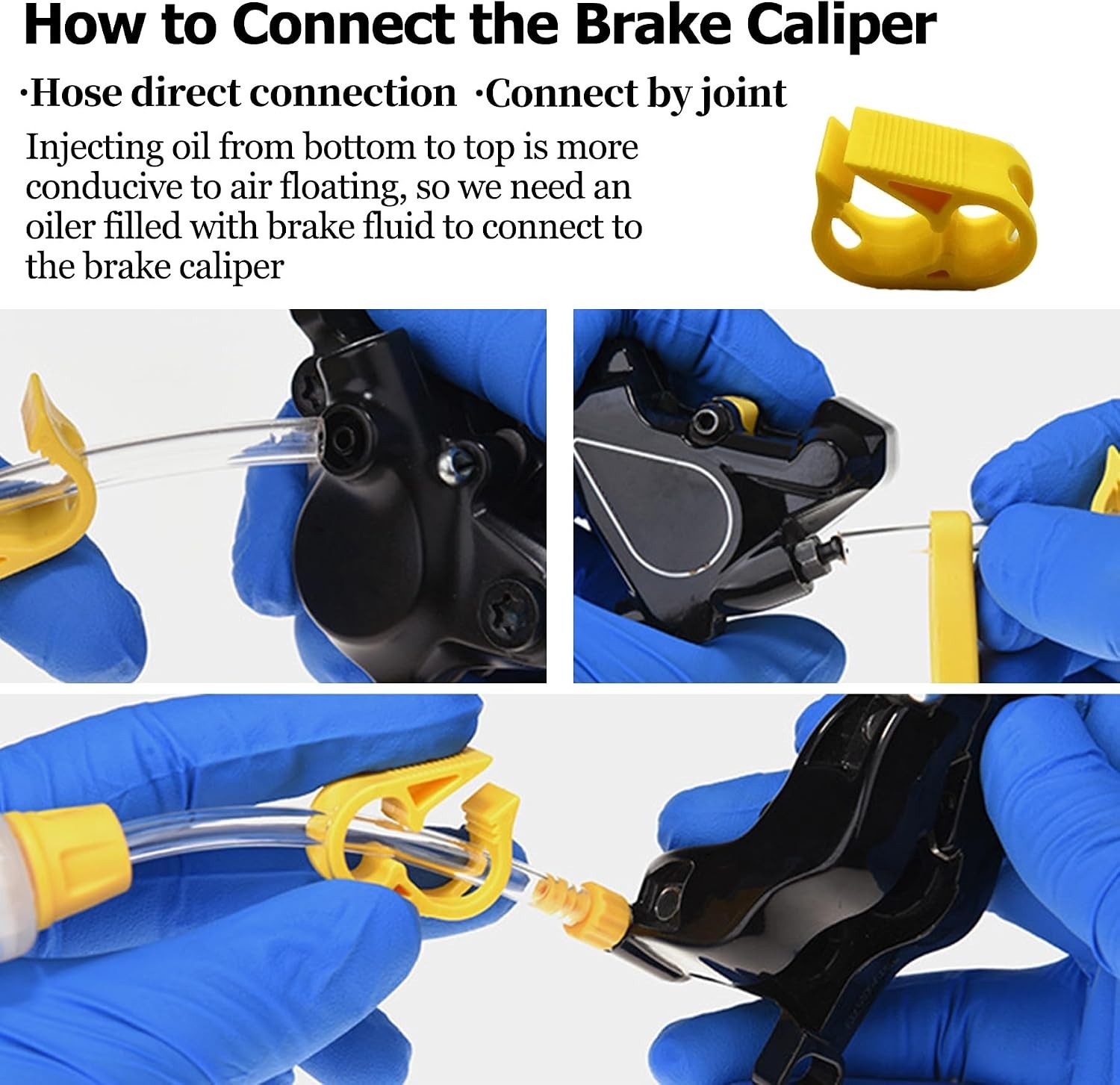 Hydraulic Brake Bleed Kit for Shimano,TEKTRO, MAGURA and Other Mineral Oil Brake
