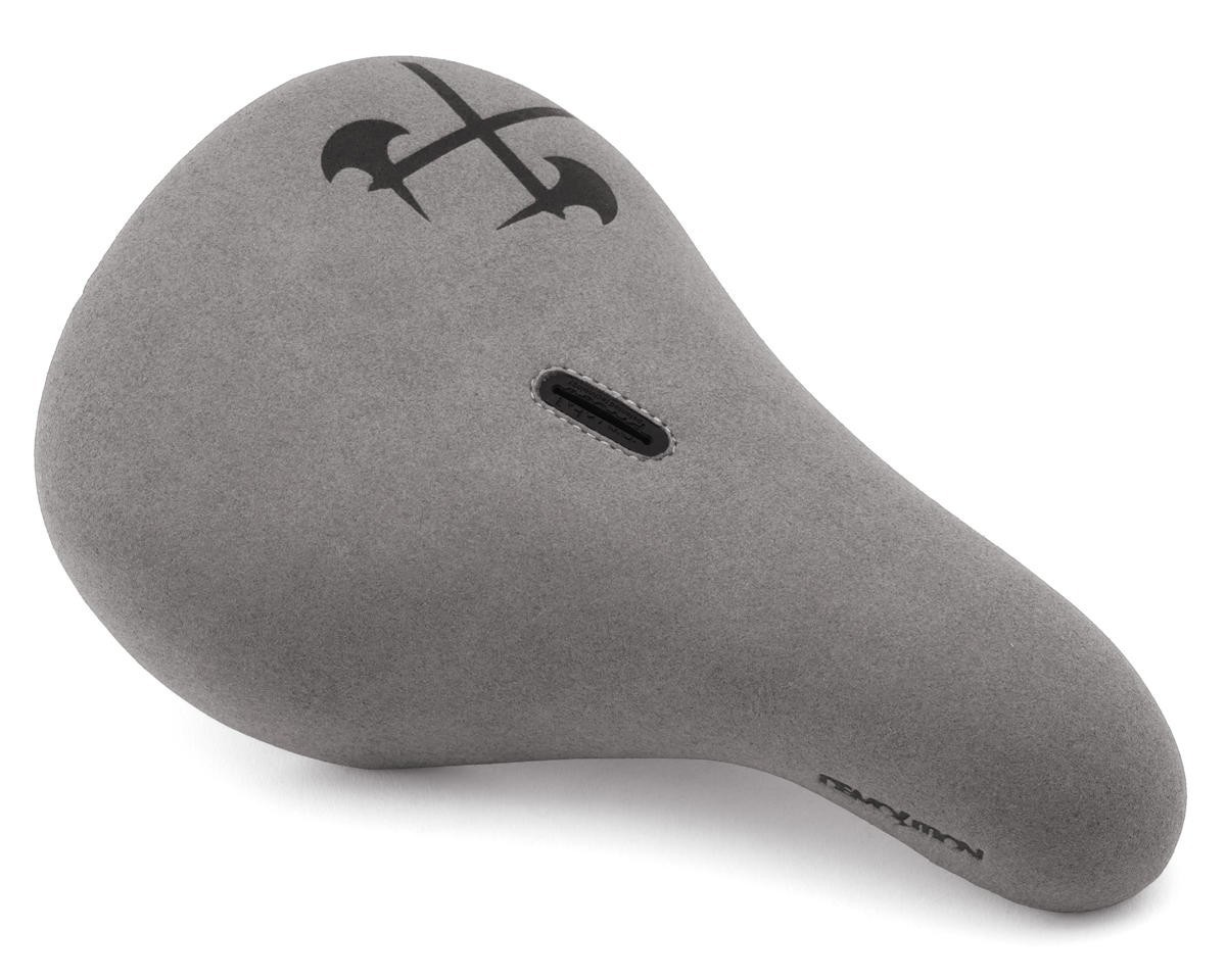 Demolition Axes Fat Pivotal BMX Seat – Gray – Bicycle Padded Saddle