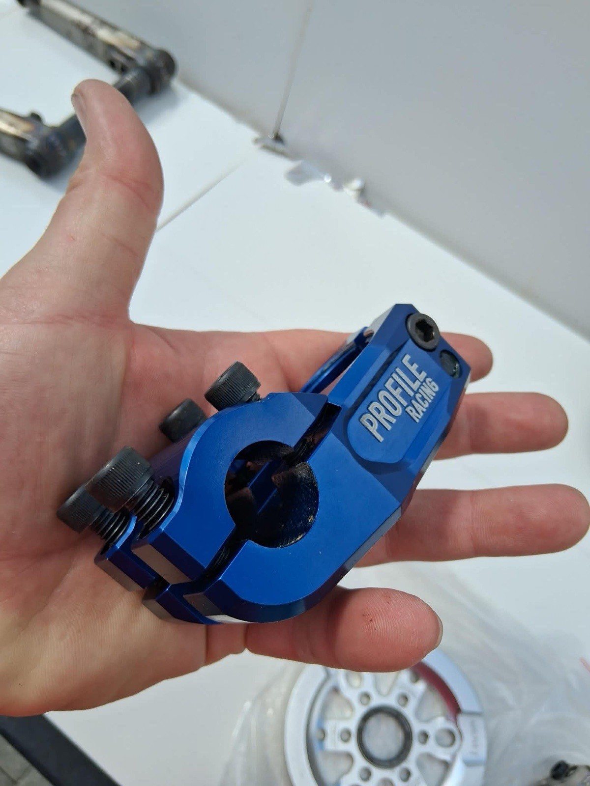 profile anodized blue stem