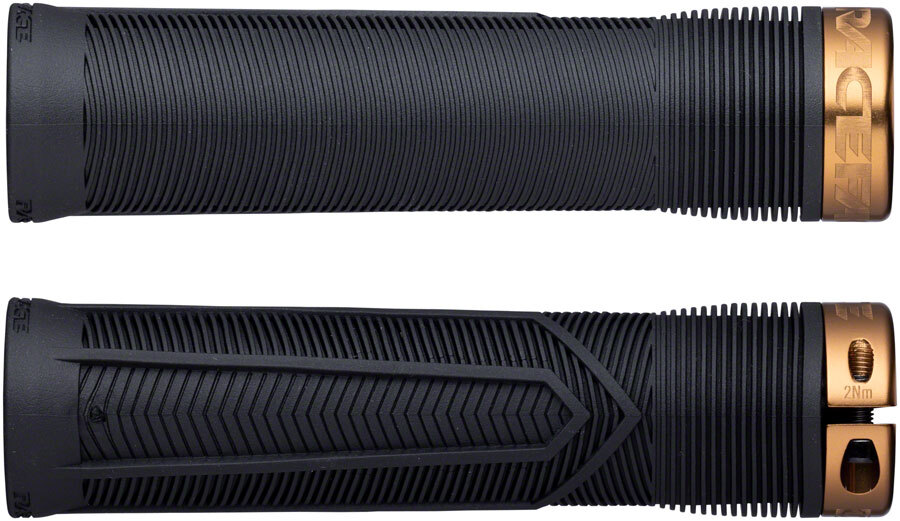 RaceFace Chester Grips – Lock-On, Black/Kashmoney, 31mm