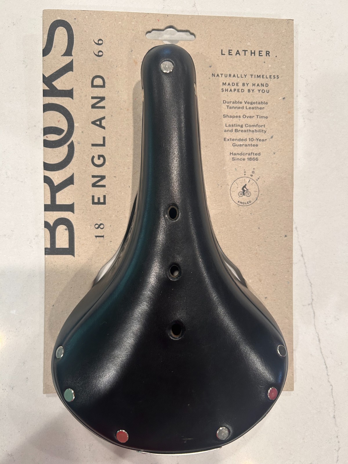 Brooks B17 Black Standard Leather Saddle 275mm x 175mm