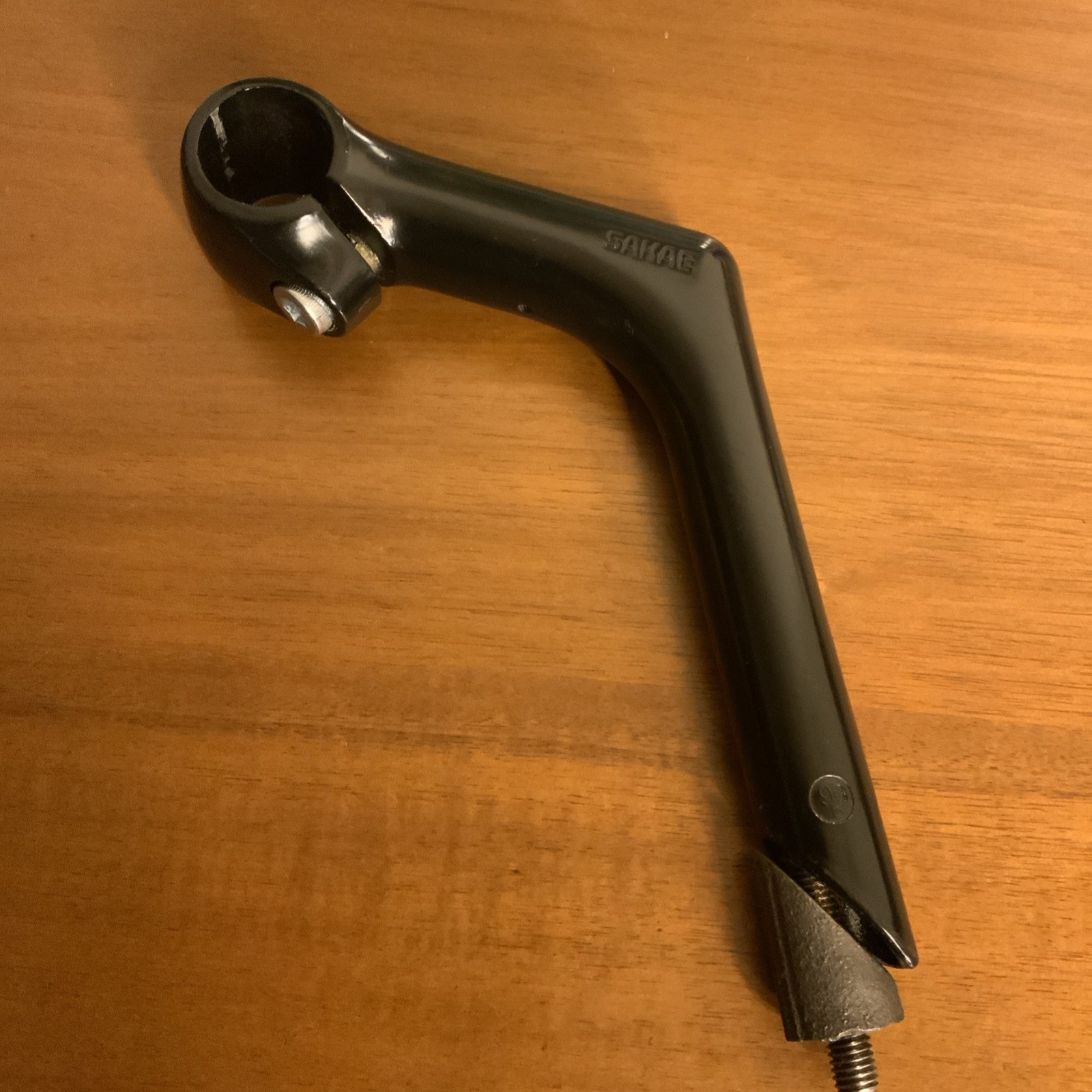 Sakae 1″ 22.2mm Quill Stem 80mm 25.4mm Clamp 17° Black MTB SR NOS Shelfwear*