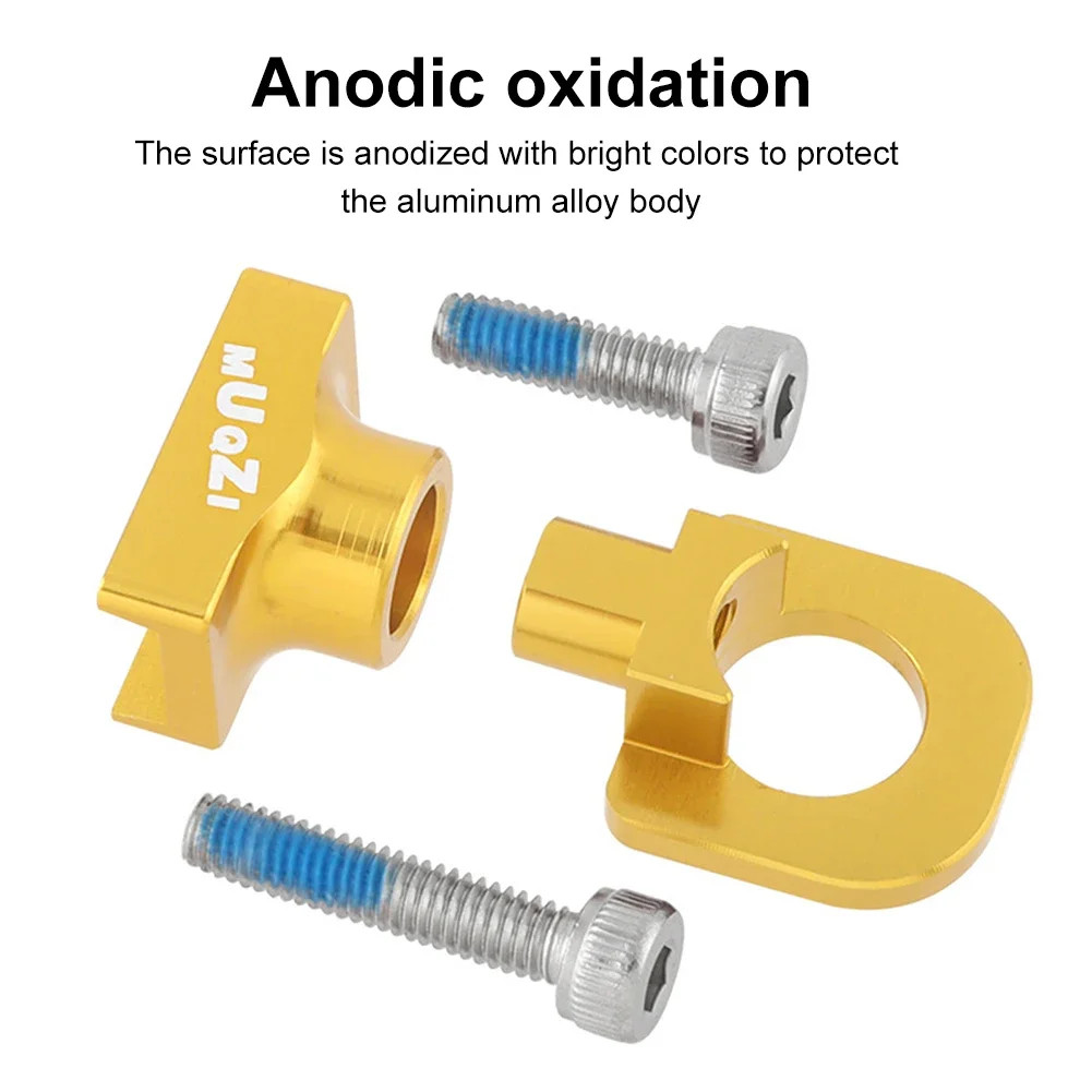 Single Speed Bike Chain Tensioner Bolt Aluminum Alloy Adjuster Fixie BMX