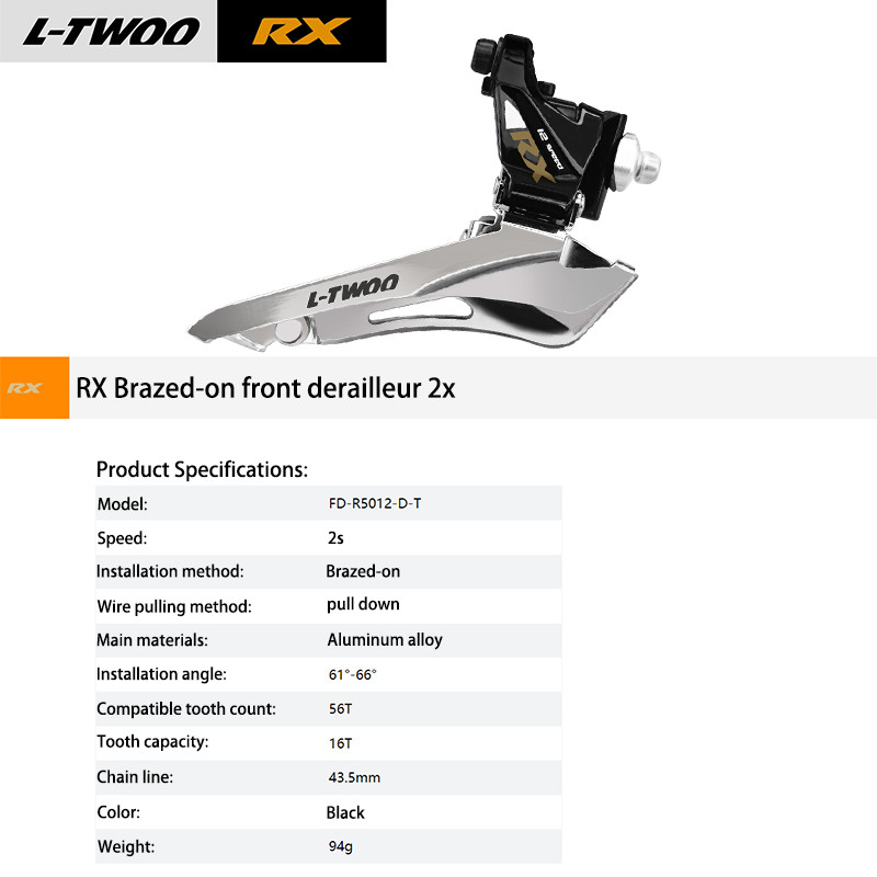 LTWOO RX 2×12 Speed Road Bike Mechanical Groupset Shifters Lever Derailleur US