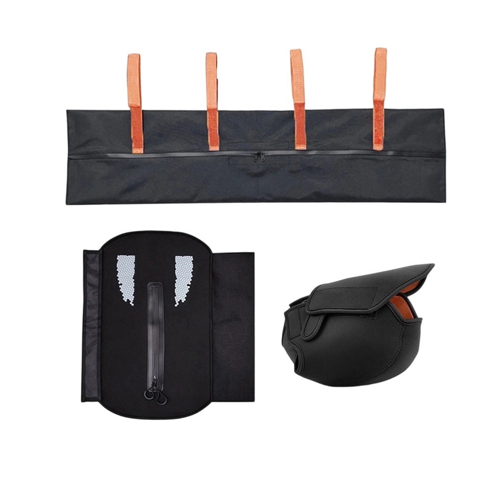 E-Bike Component Cover Set: Neoprene Battery Motor + Oxford Handlebar Covers