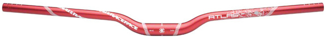 Race Face Atlas MTB Mountain Bike Riser Bar 31.8 x 32mm Rise x 785mm – Red