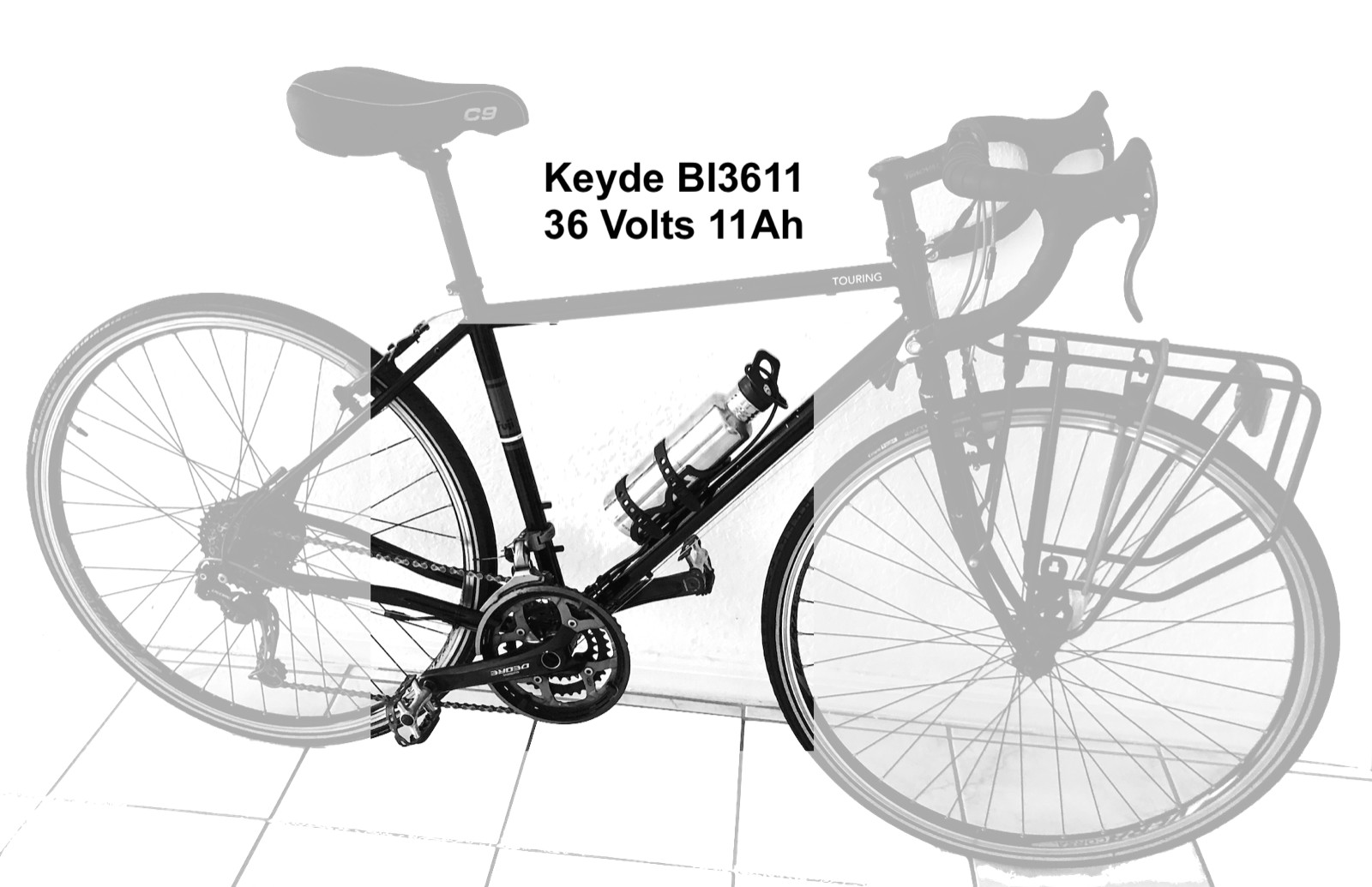KEYDE Class 1 Built in Controller EBike 500 Watt Conversion Kit 11/ 15ah Battery