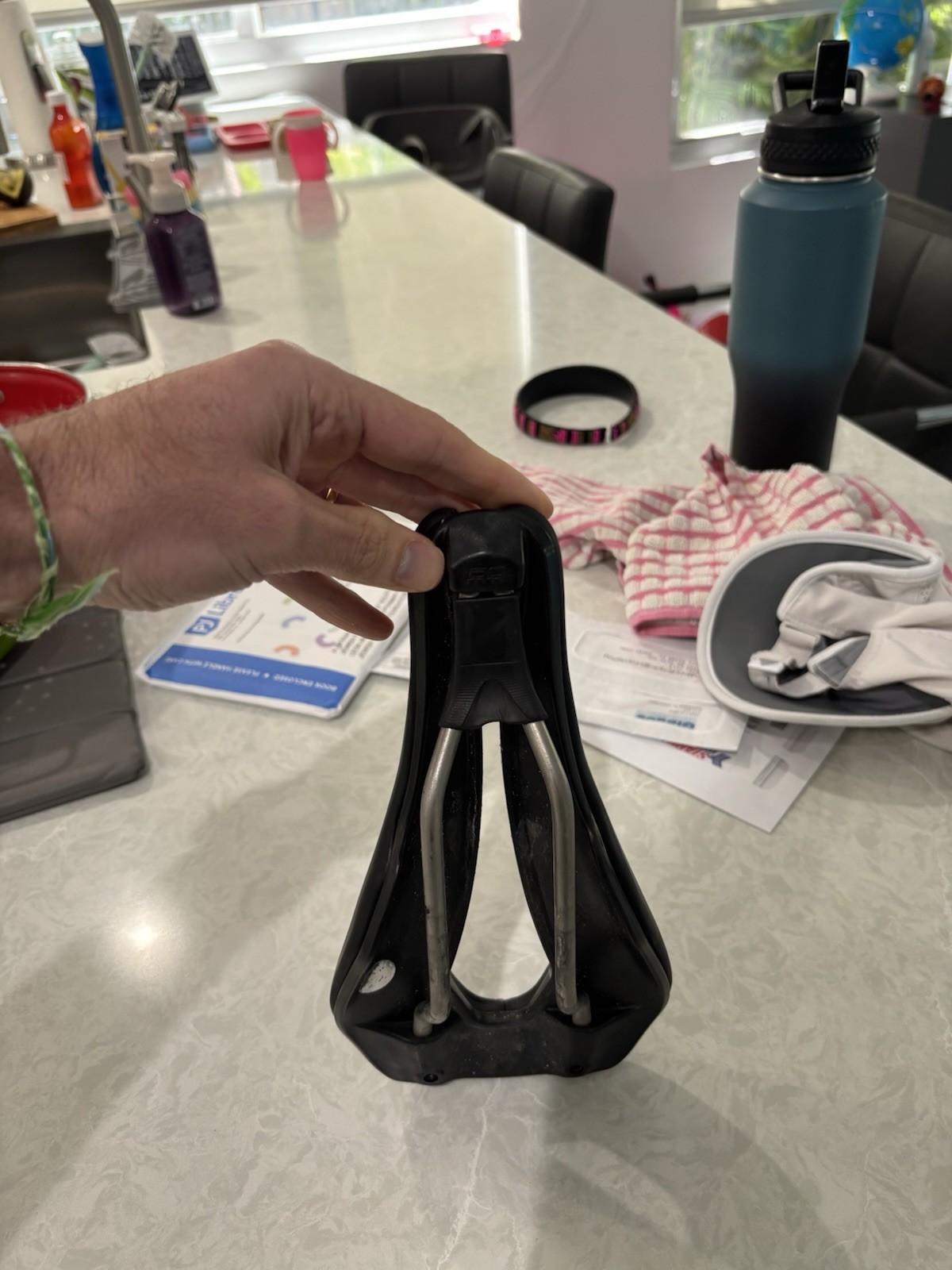 Selle Italia MAX SLR Gel Superflow Ti 316 Black Saddle MSRP $180