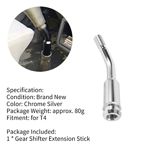 5inch Gear Shifter Stick Lever Bend Extension Shift Knob Extender for T4