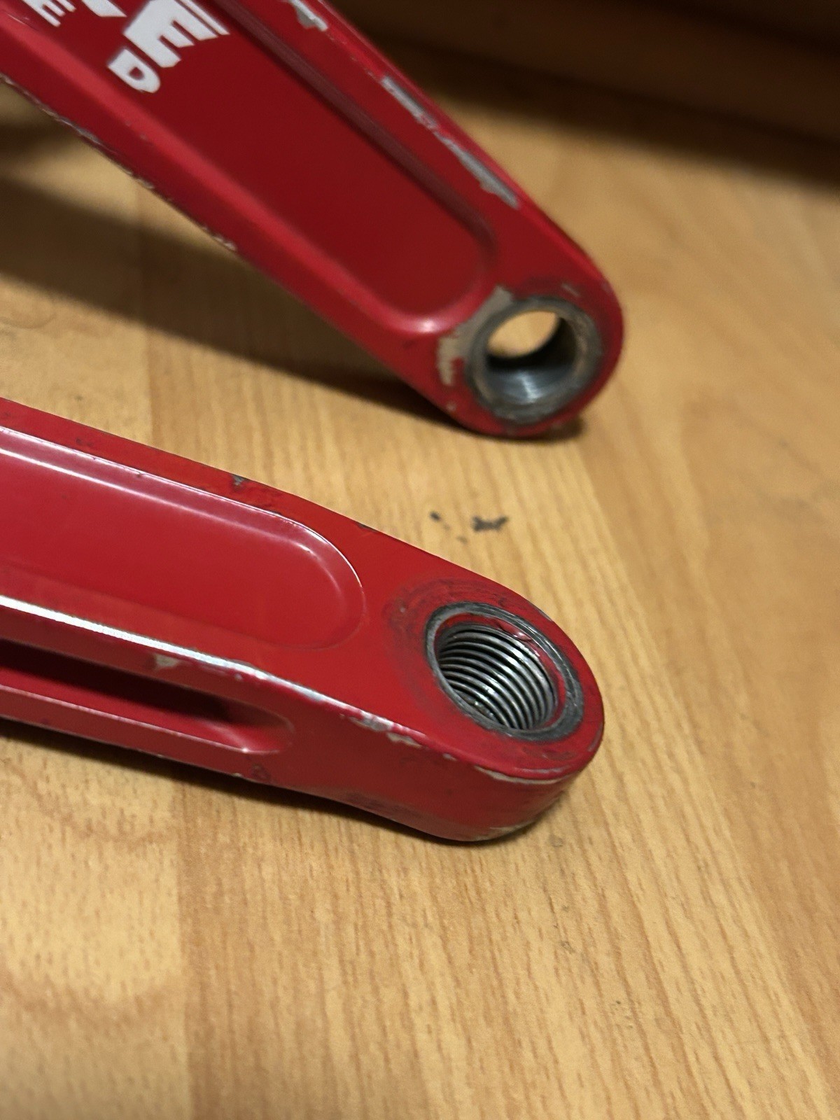 Vintage Race Face Turbine Forged Crankset RED 175mm 22 32 44T 8 Speed 90s MTB