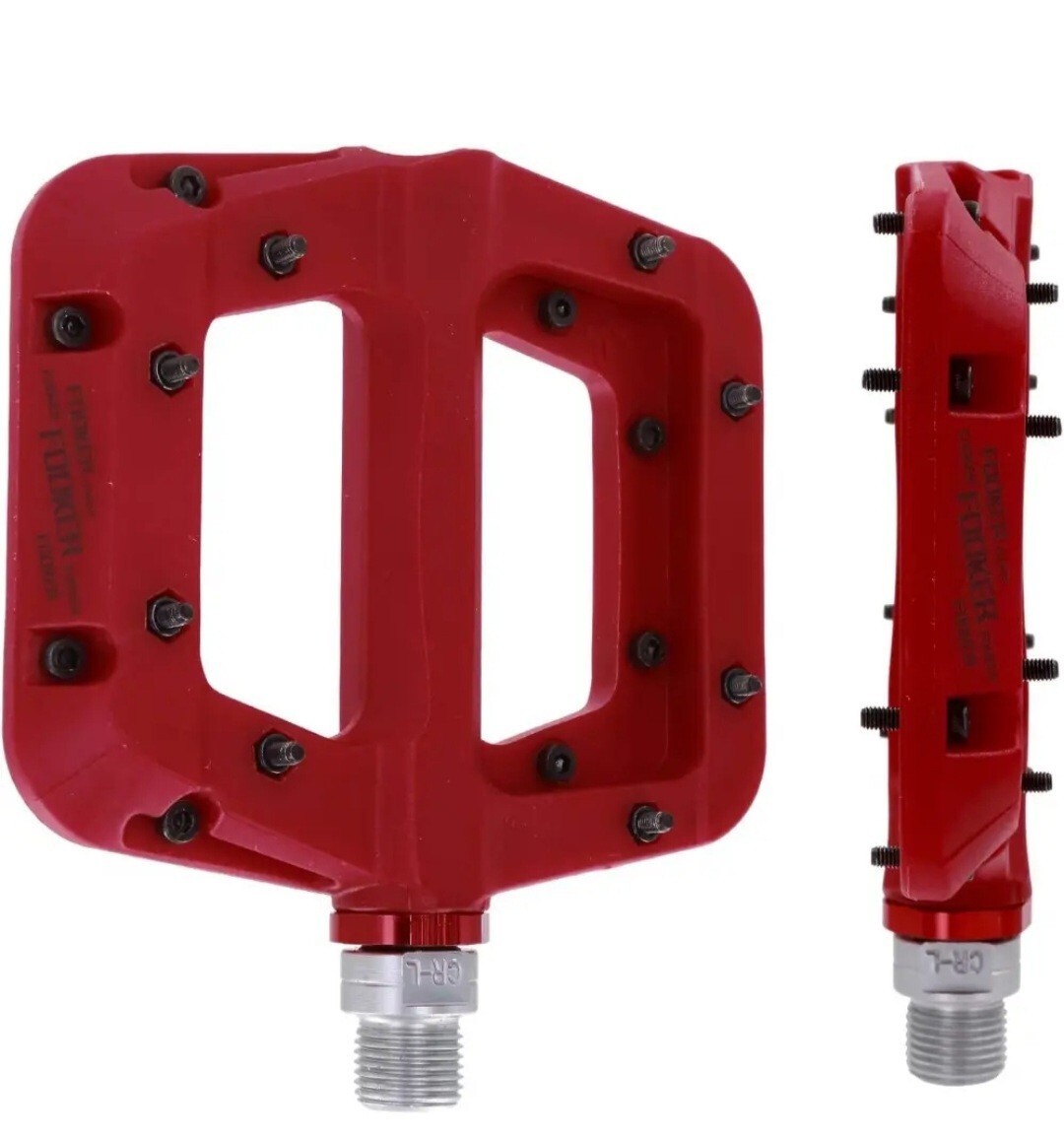 FOOKER MTB Pedals Mountain Bike 3 Bearing red needle roller bearing