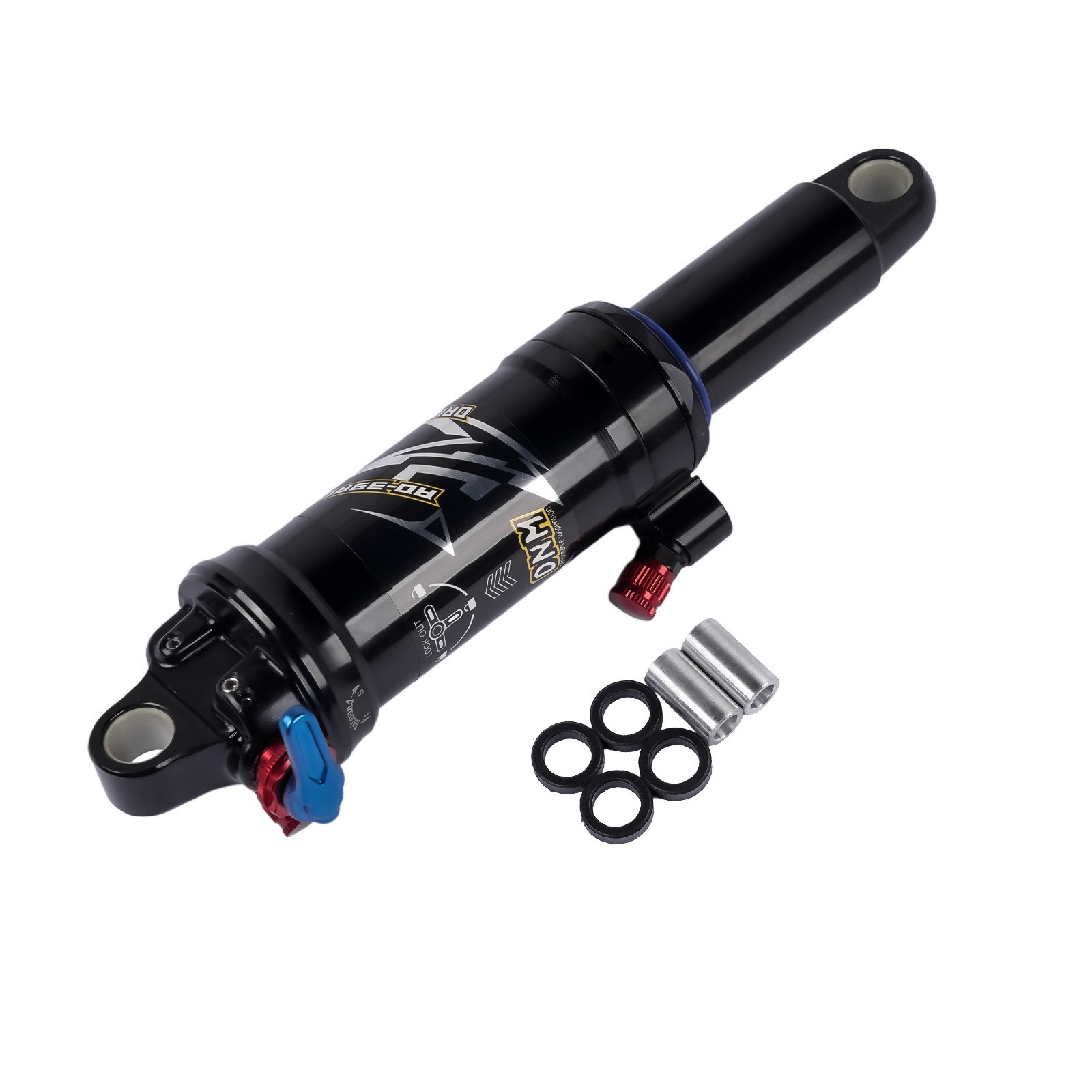 Dual Air Shock Mountain Bike Bicycle Suspension Rear Shock 165/190/200mm for MTB