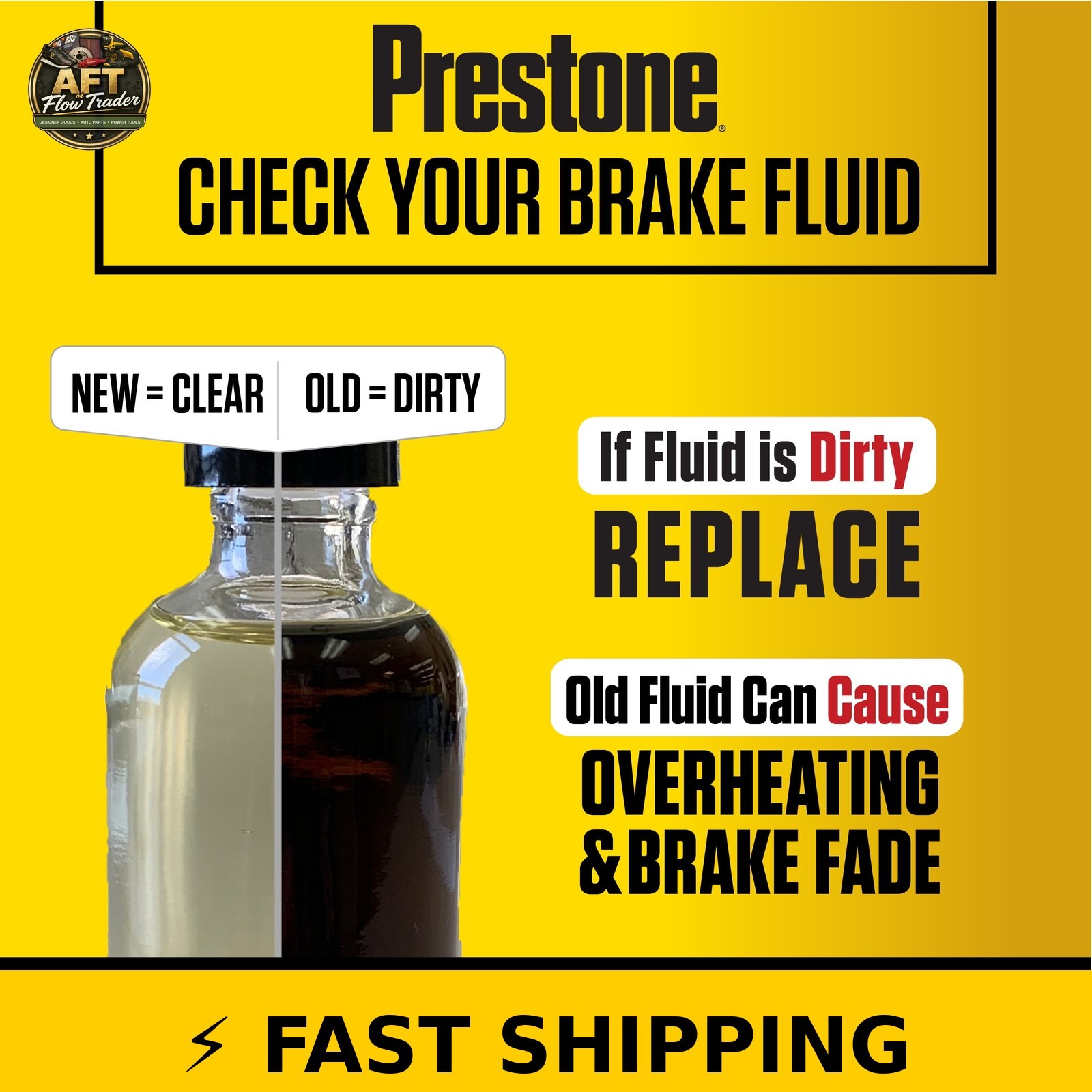 Prestone DOT 4 Brake Fluid 32 fl oz