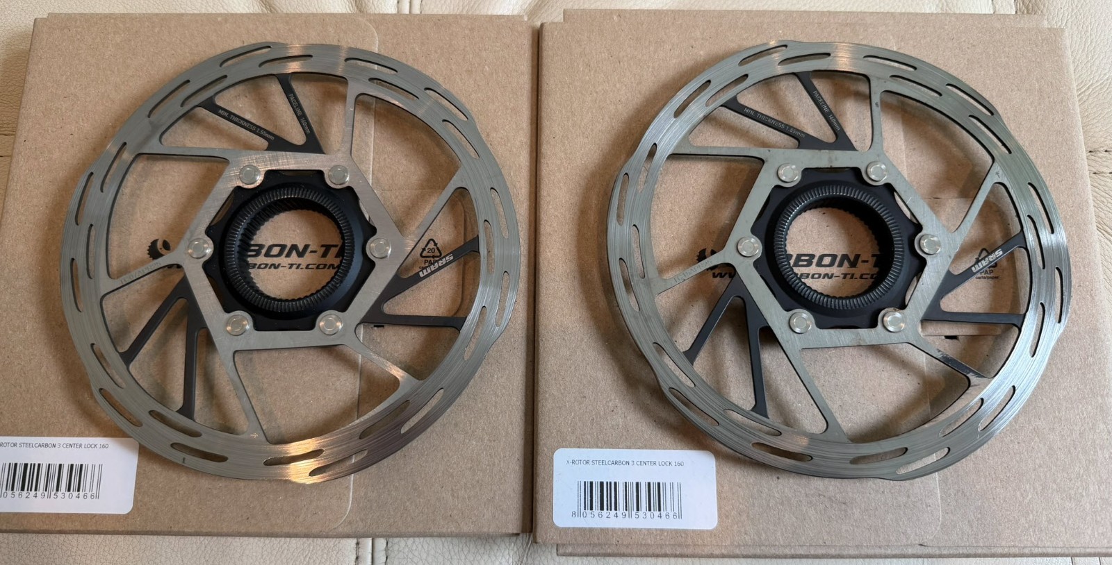 SRAM Force AXS HRD Shift Brake Set w/ Paceline X 160mm Rotors Hydraulic Disc