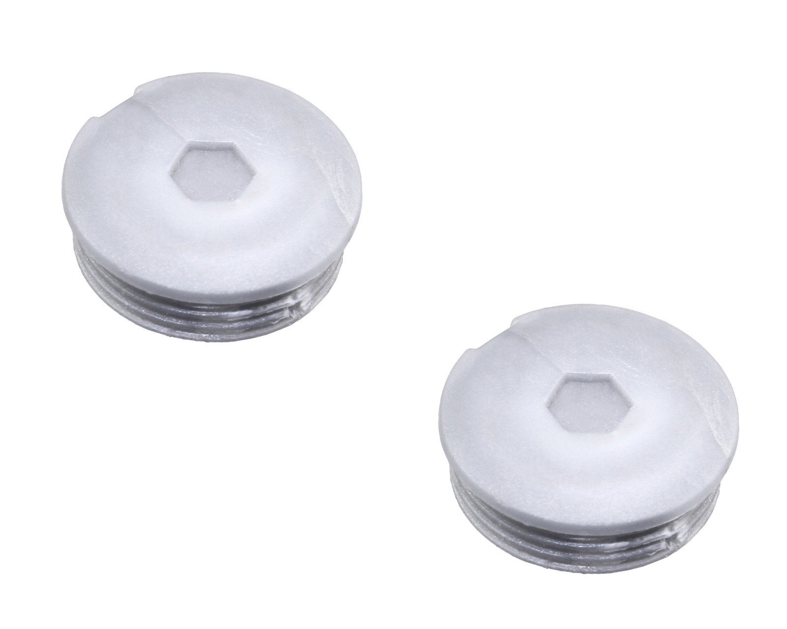 2 Pc – ALTA BICYCLE PLASTIC CRANK DUST CAPS GRAY/GREY (1 SET)